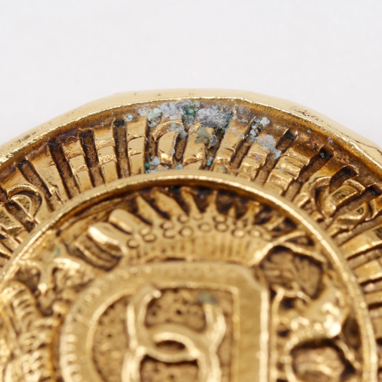 CHANEL 31 RUE CAMBON Cambon Earrings, Vintage, Gold Plated, Approx. 23.0g, CAMBON, Women's