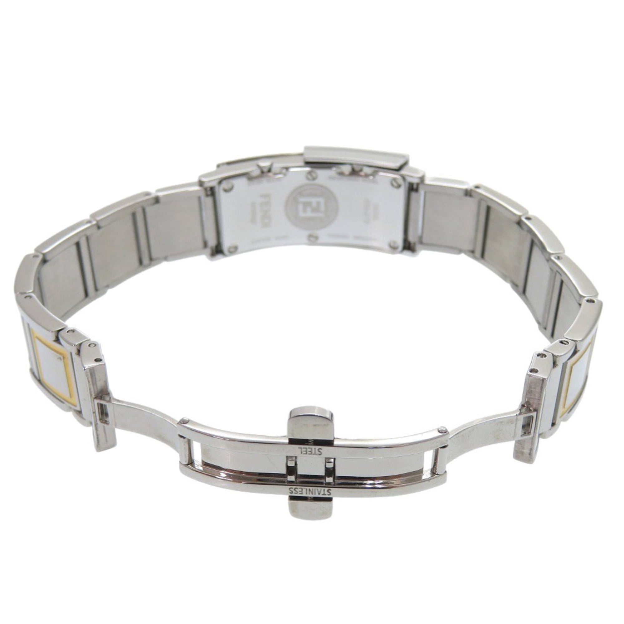 Fendi Secret 2 Time Zone 5500L Stainless Steel Gold Quartz Watch 1915 FENDI — Good
