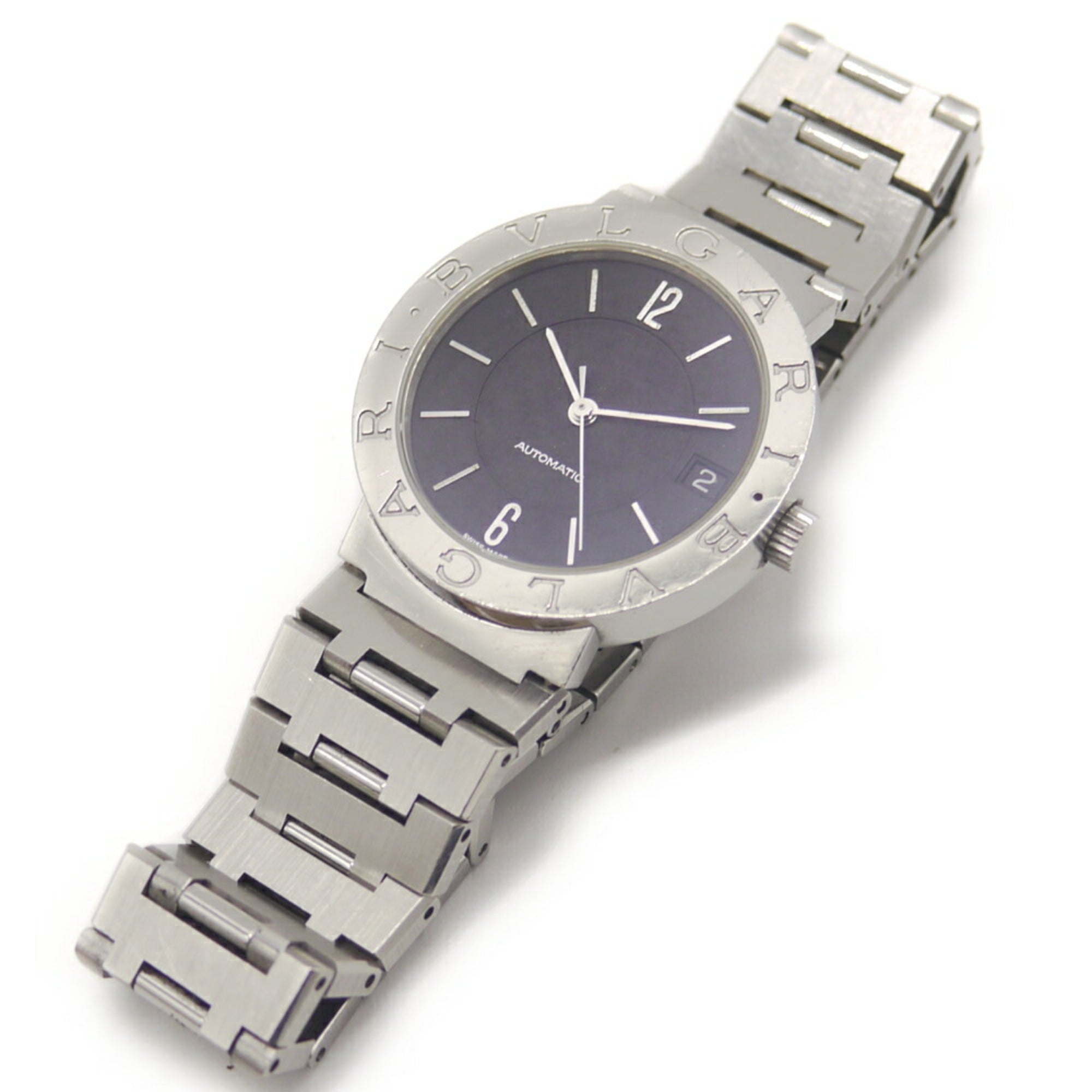 BVLGARI Bulgari Date Automatic Watch BB33SS Black Dial — Fair