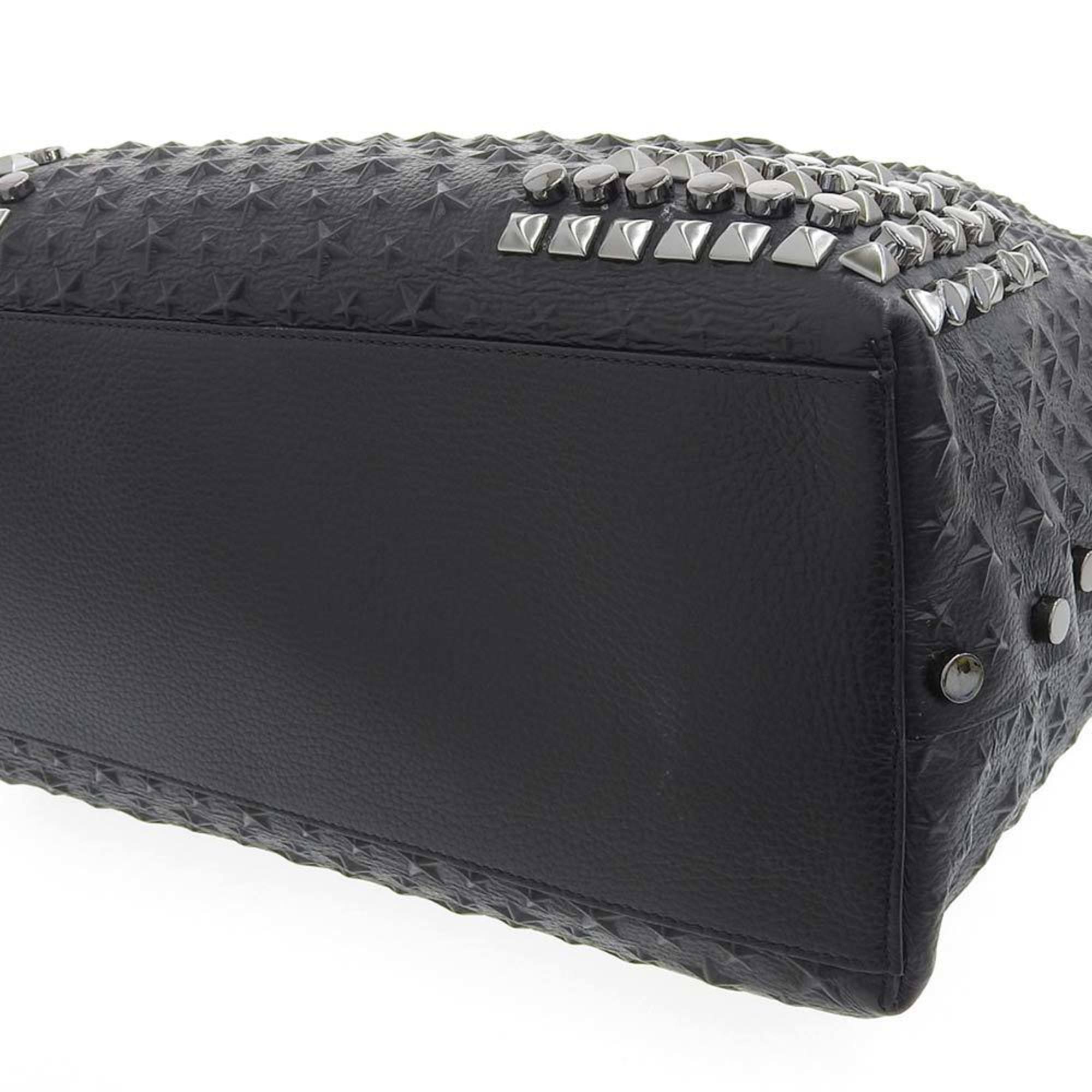 Jimmy Choo JIMMY CHOO star studs tote bag leather black