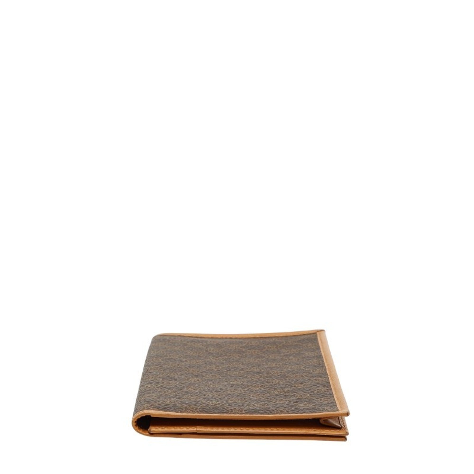 Celine Macadam Wallet in Brown Leather for Women