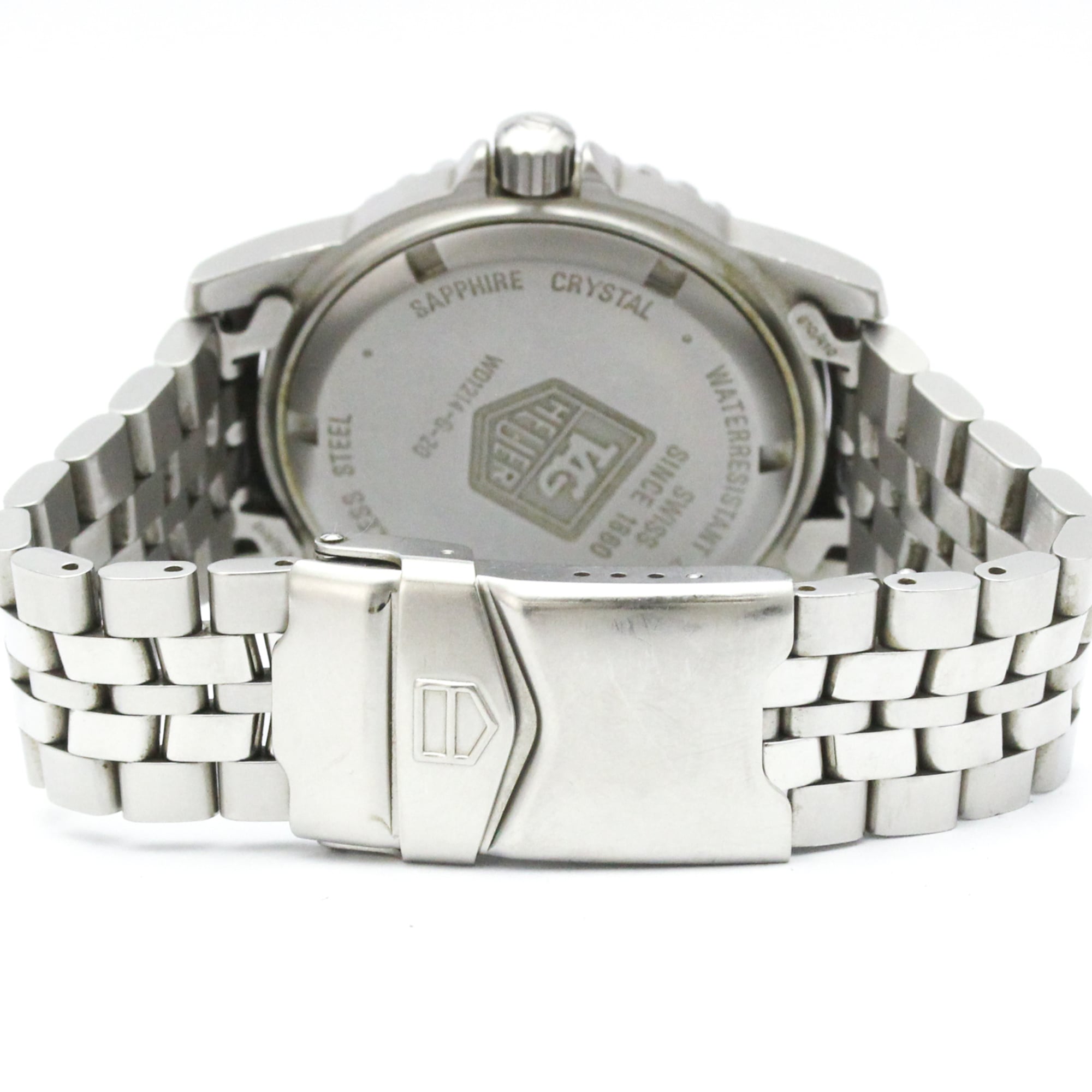 TAG HEUER Professional Stainless Steel Quartz Mens Watch WD1214 — Good