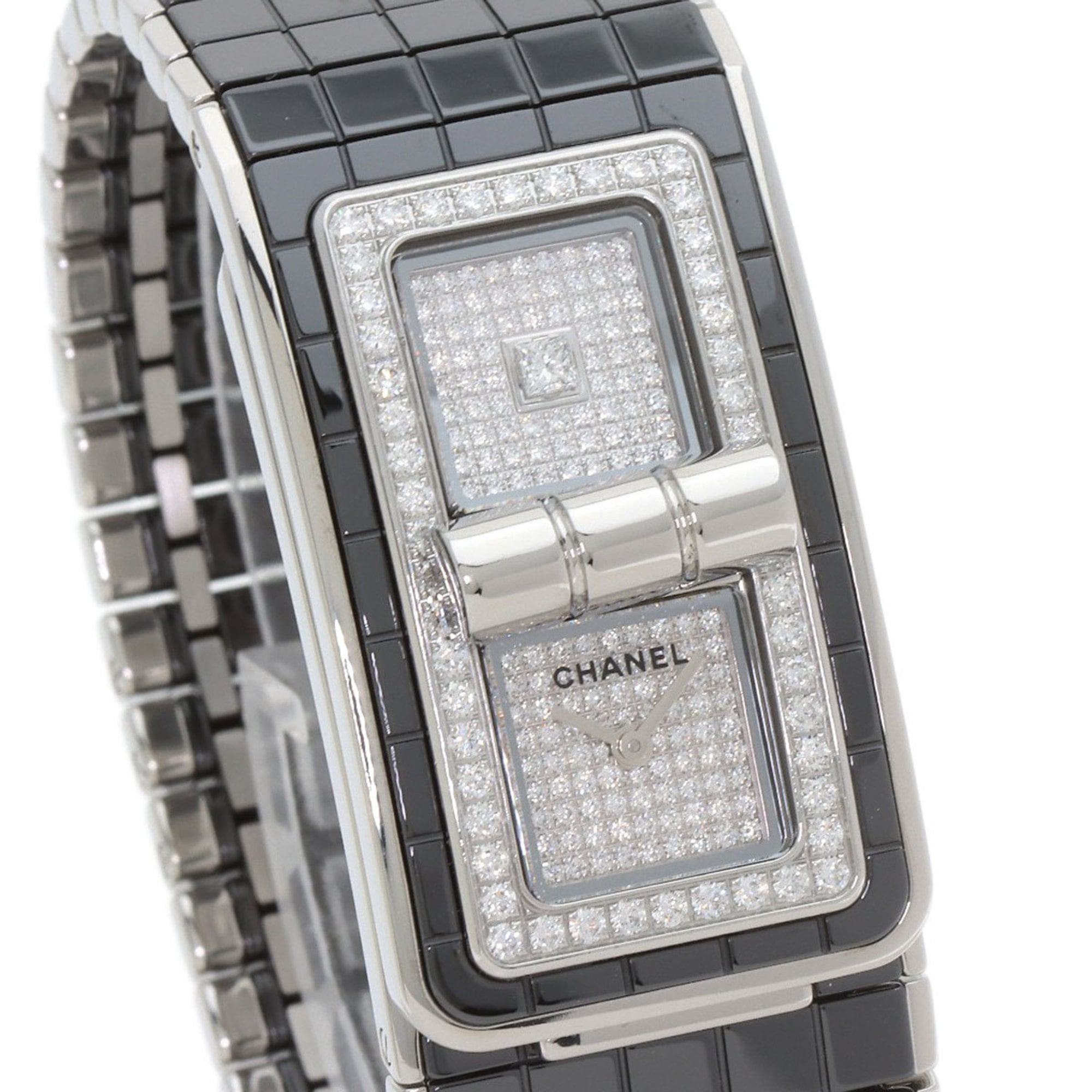 Chanel H6027 Code Coco Diamond Watch in Stainless Steel and SSx Ceramic for Women