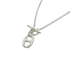 HERMES H10414B Chaine d'Ancre Amulet Accessory Necklace SV925 Men's Women's Silver — New