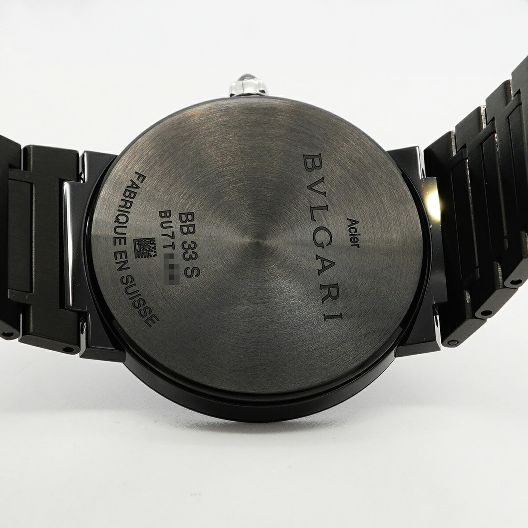 Bvlgari Black DLC BB33S 103557 Dial Watch for Men and Women — Very Good