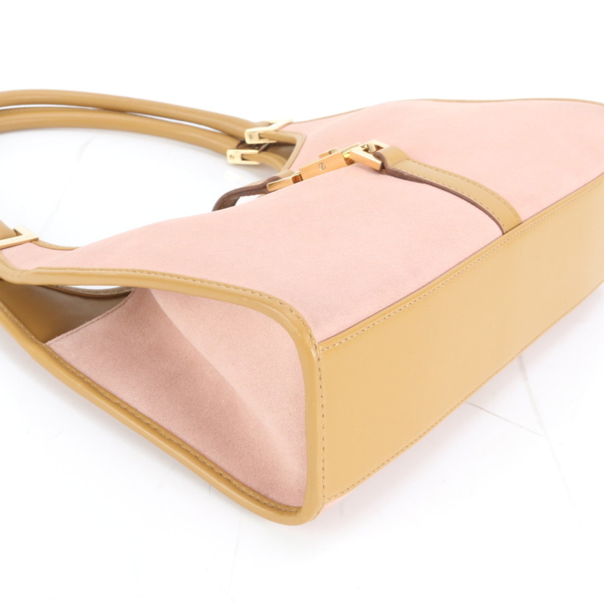 Gucci Jackie 002 1068 Leather Shoulder Bag/Handbag, Pink, Women's