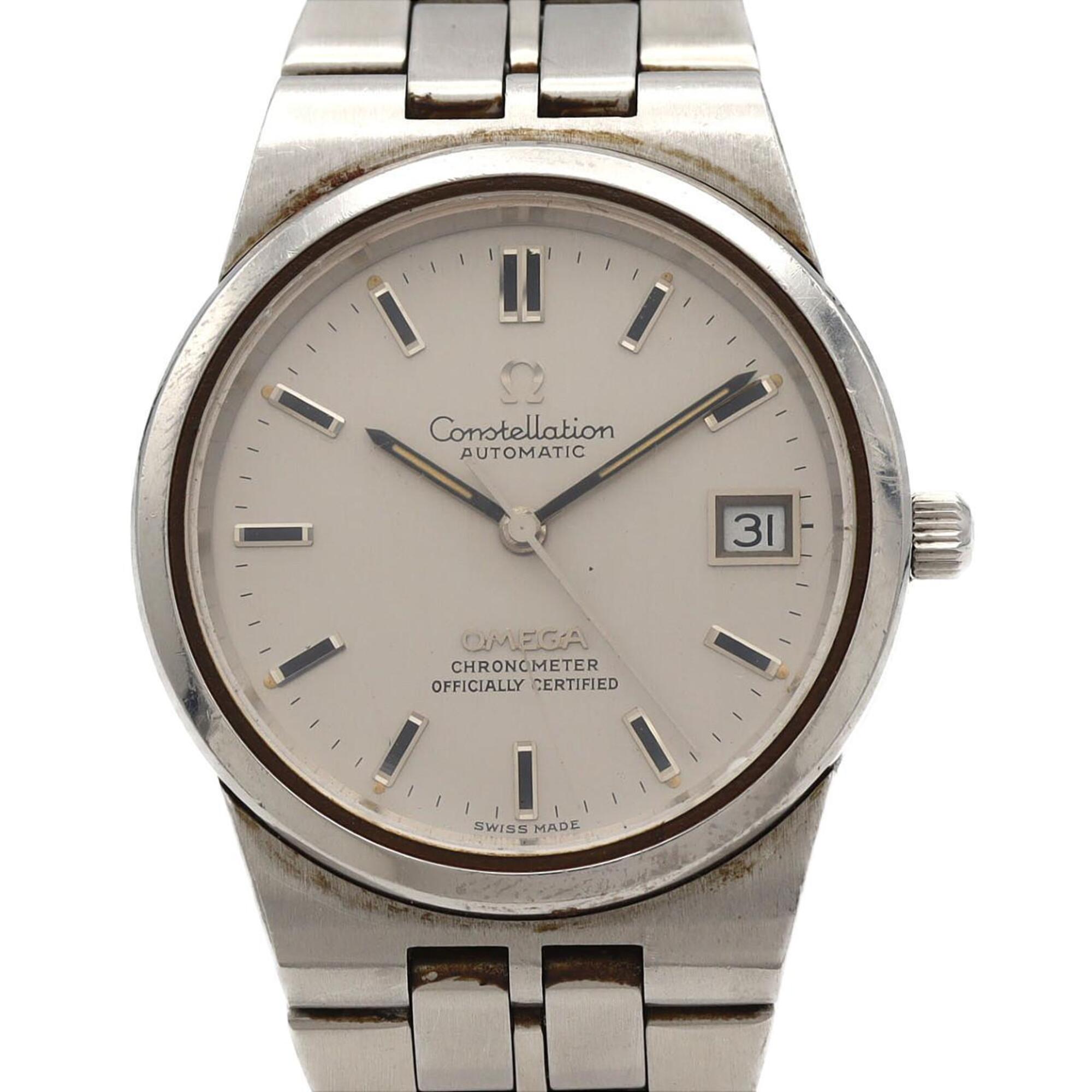 Omega Constellation Chronometer Stainless Steel Automatic Watch — Good