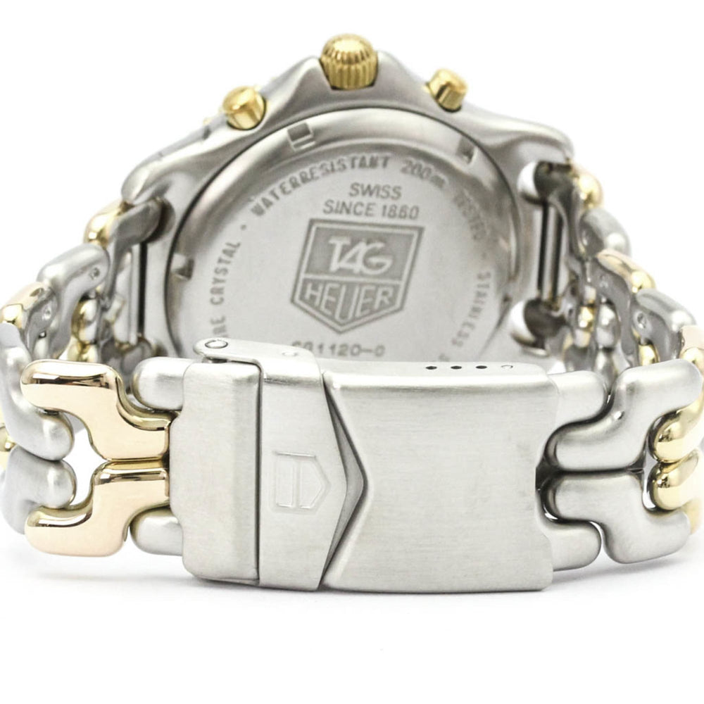 TAG Heuer Sel Chronograph Gold Plated Steel Mens Watch CG1120 Polished — Very Good
