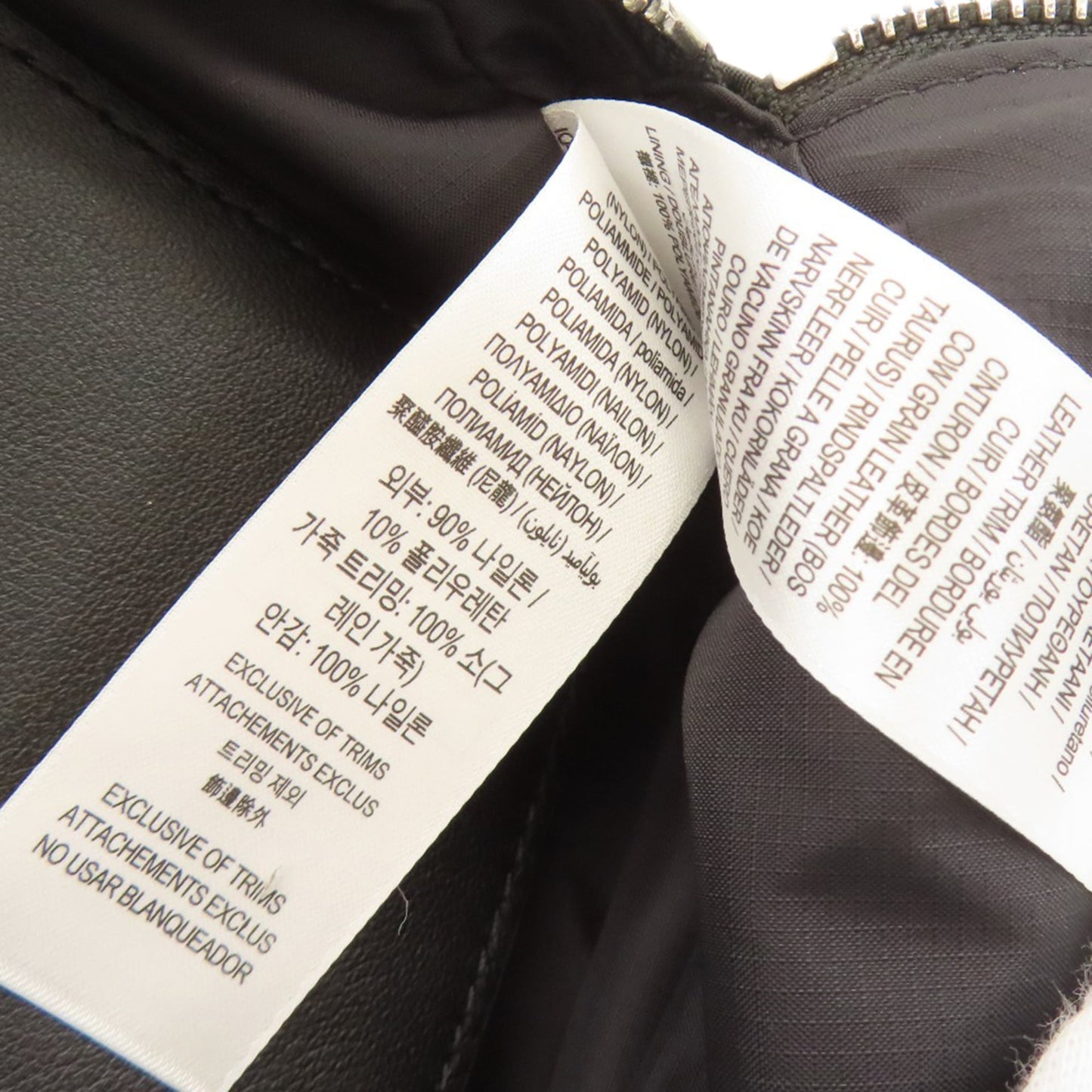 Burberry logo hip bag/waist bag in nylon material for women.