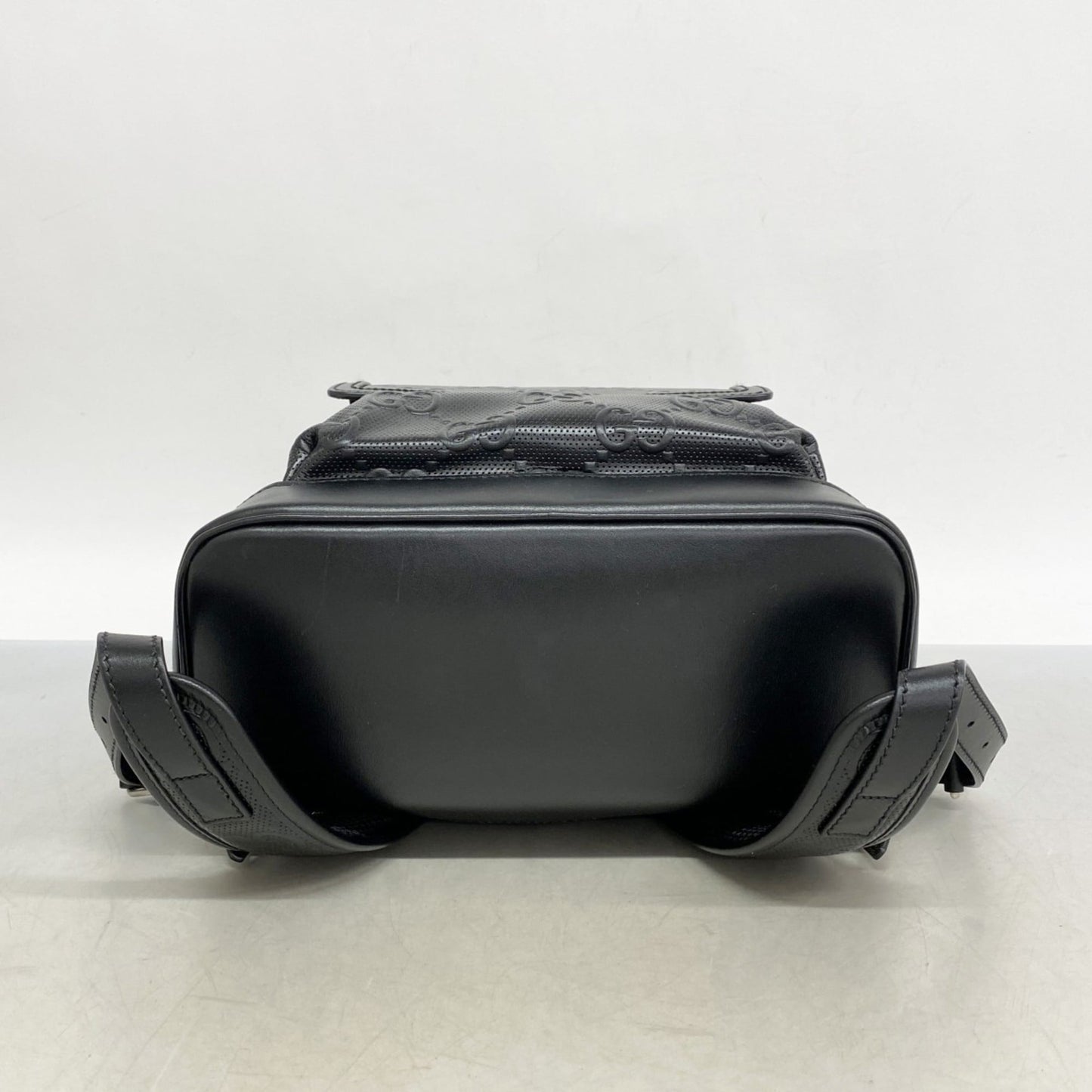 Gucci Backpack/Daypack GG Embossed Leather Black 658579 for Men and Women