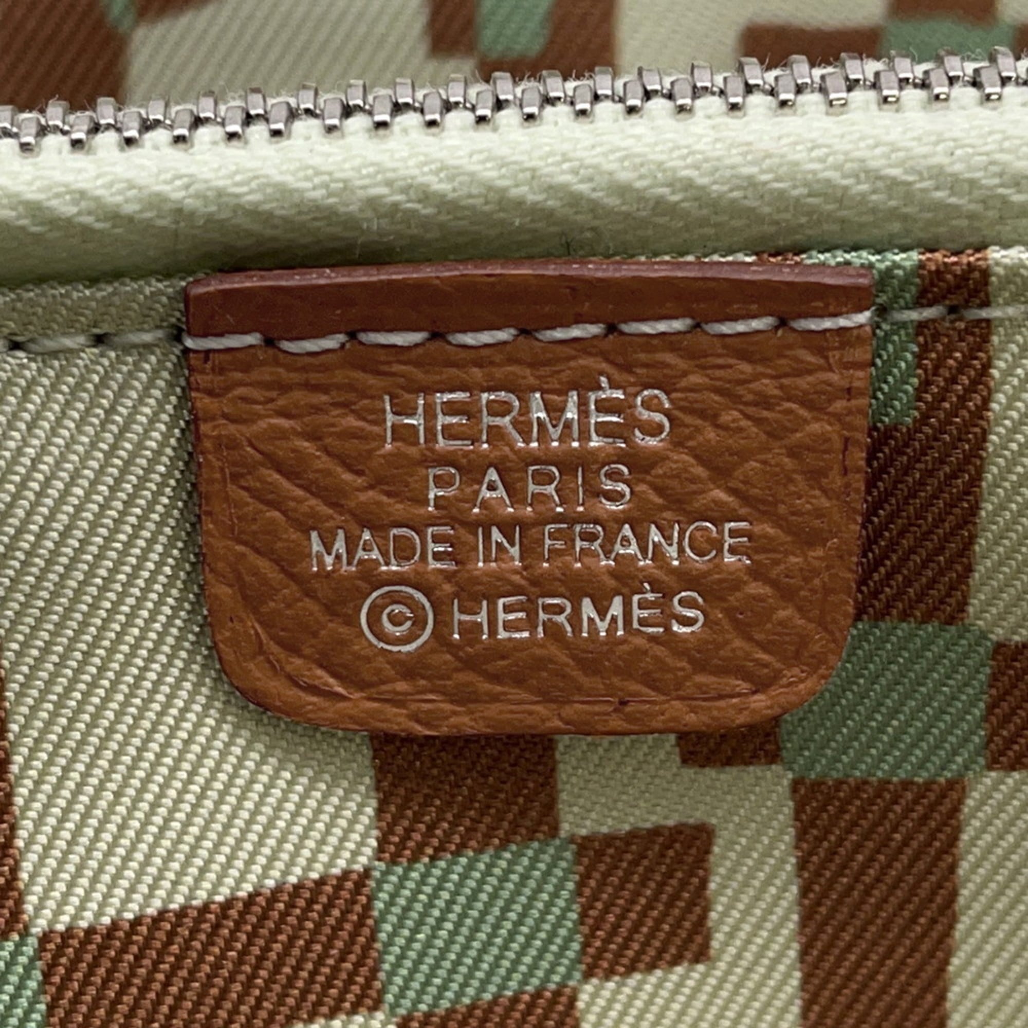 Hermes Hermès Azap Long Silkin Gold Wallet/Epson B Stamp Wallet