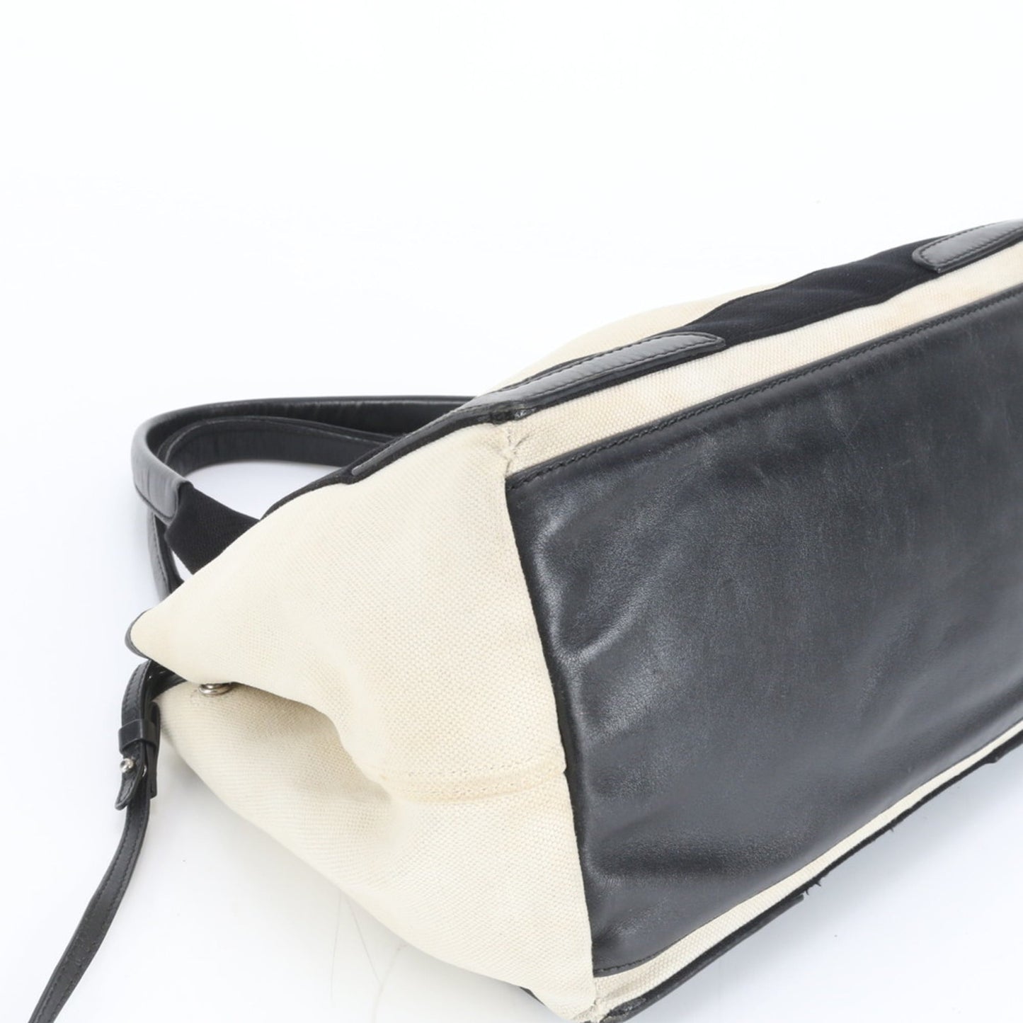 Balenciaga Navy Cabas Leather Tote Bag with Pouch, 339933, Shoulder/Handbag, Women's