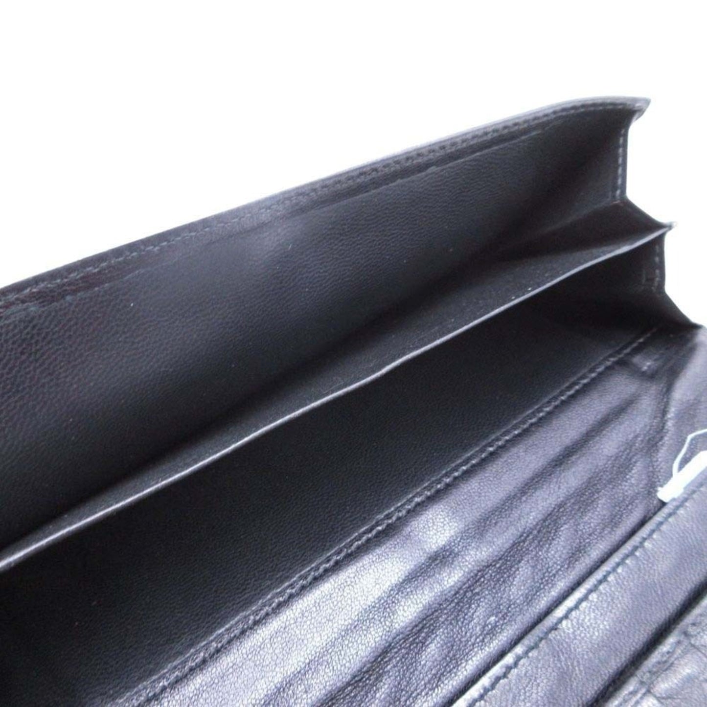 BOTTEGA VENETA Intrecciato Long Wallet with Coin Purse 134075 Black for Men and Women