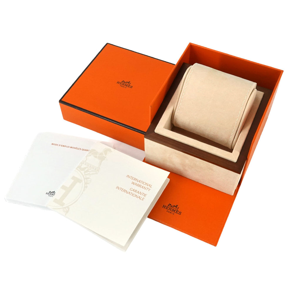 Hermes H-Watch HH1 810 Men's Watch Date White Gray Quartz H — Very Good