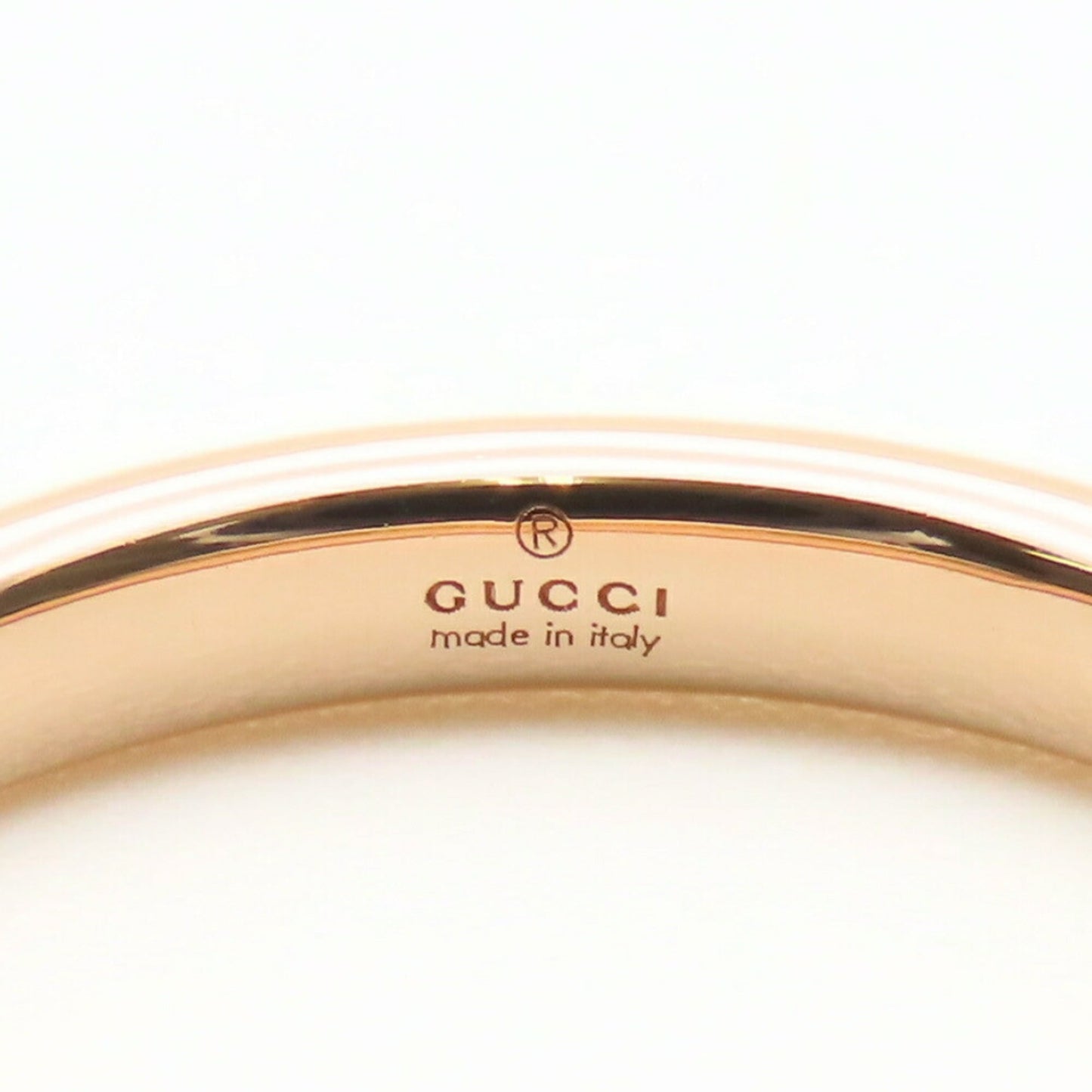 Gucci Diamante 9 Ring, 18KPG with Diamonds, Approx. 2.6g, 1PD, Women's, GUCCI