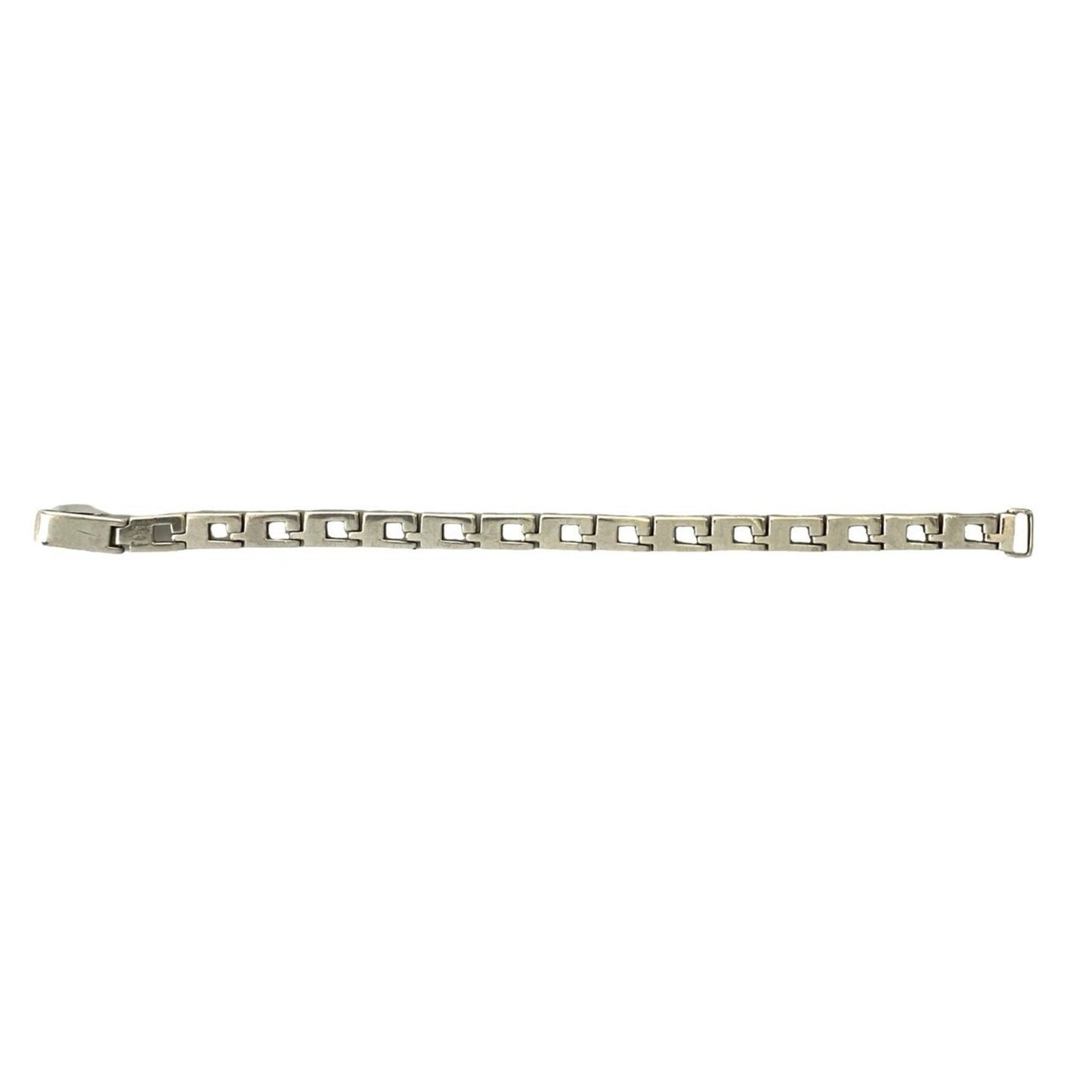GUCCI Square G Bracelet, 925 Sterling Silver, Women's, 19488