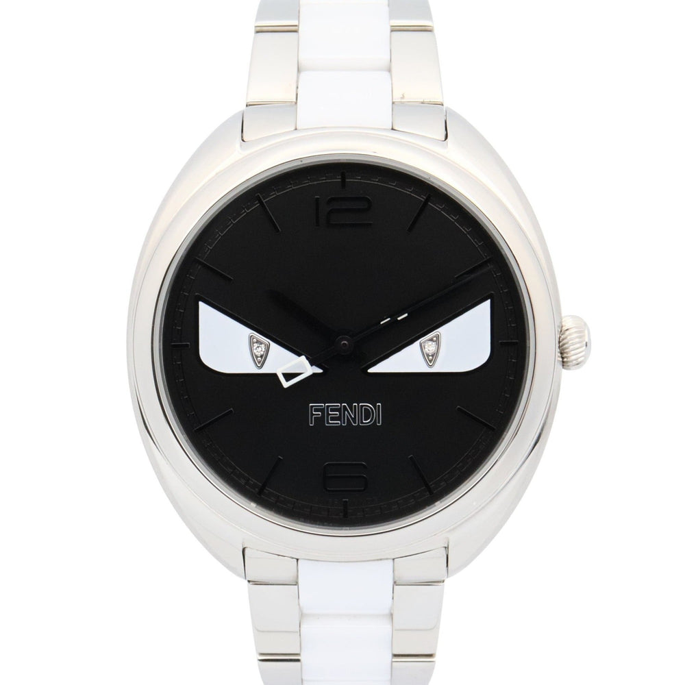Fendi Bugs Monster Watch, Stainless Steel, Women's, Black, 21000M — Very Good