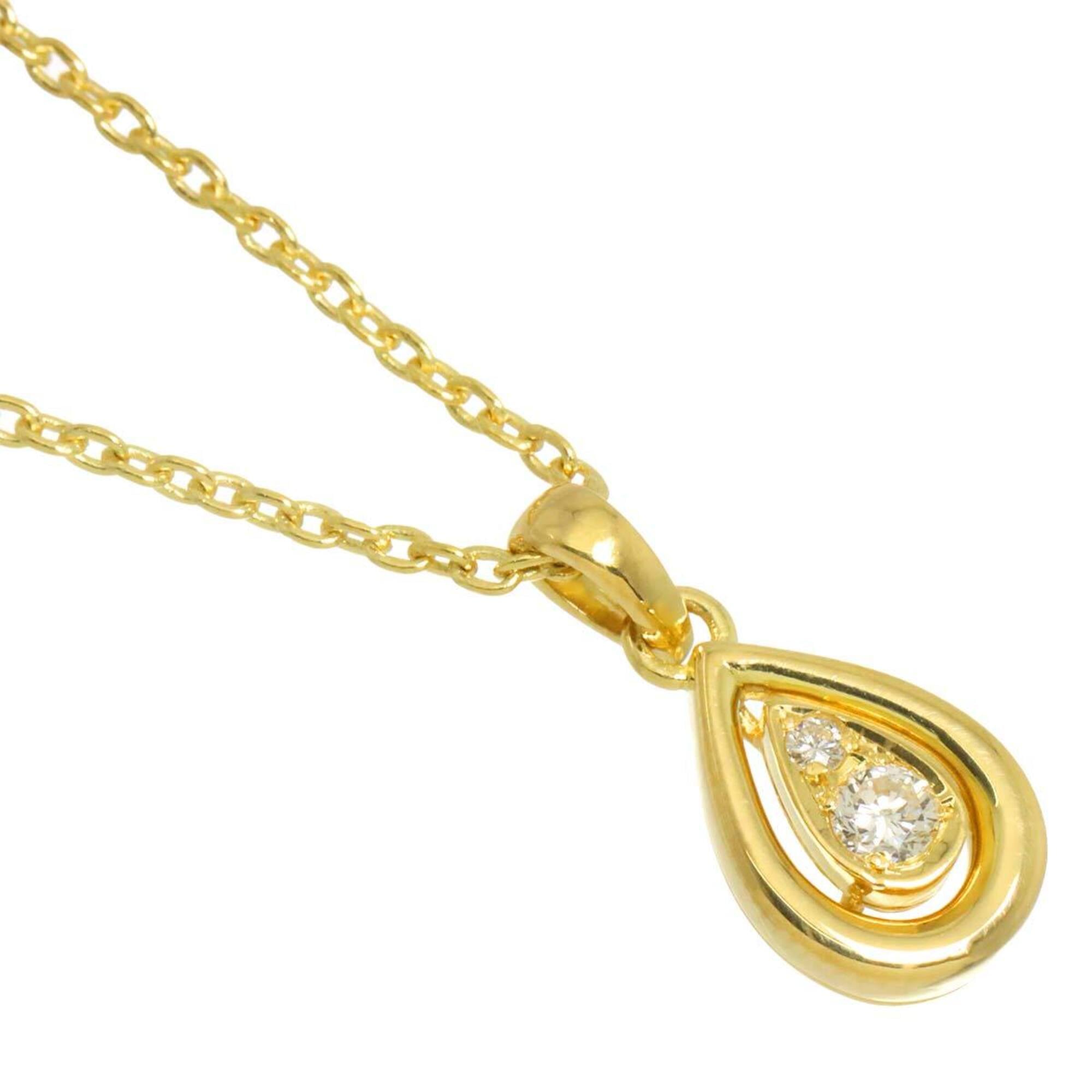 Christian Dior Diamond Necklace, 40cm, 18K Yellow Gold (750) — Like New