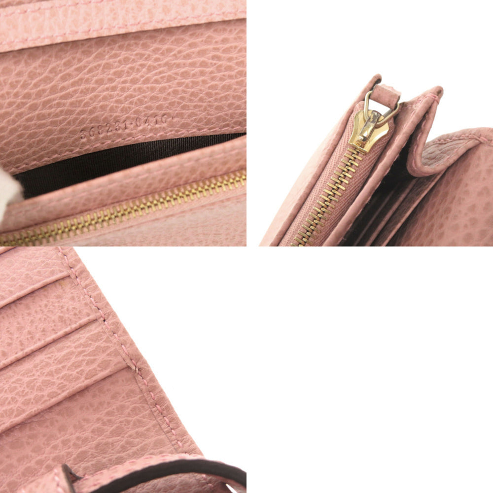Unused Gucci Swing 368231 Leather Pink Shoulder Wallet Bag 0828GUCCI — Like New