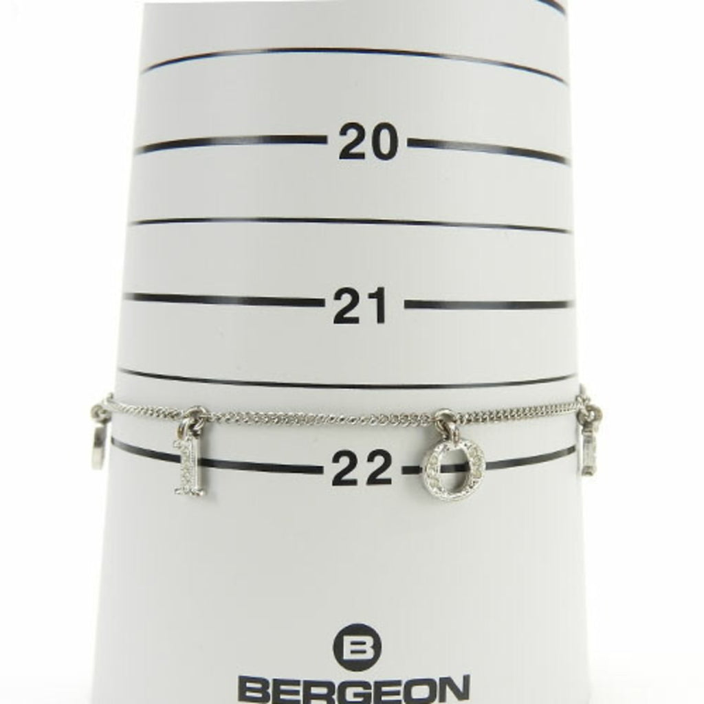 Christian Dior bracelet CD rhinestone silver plated accessories for women jewelry