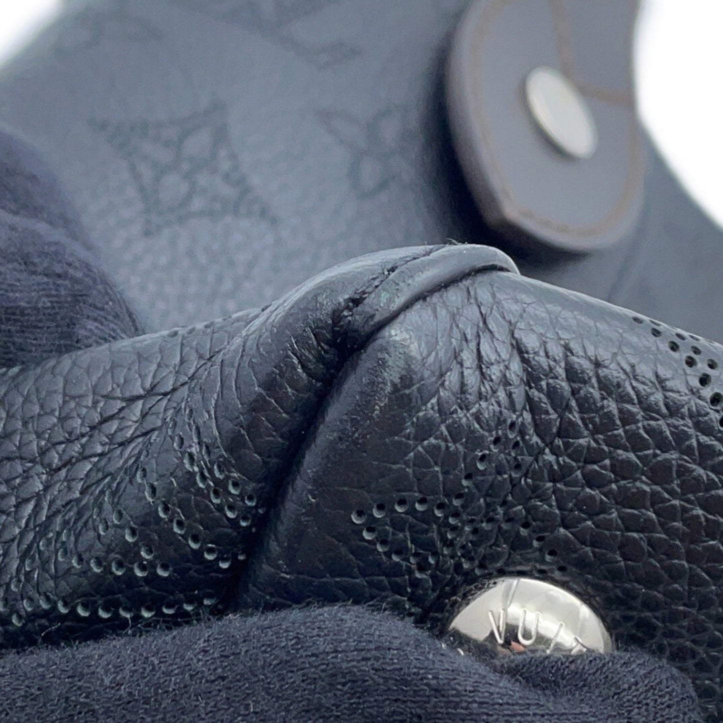 Louis Vuitton Monogram Mahina PM Handbag M54350 LOUIS VUITTON Shoulder Bag Black