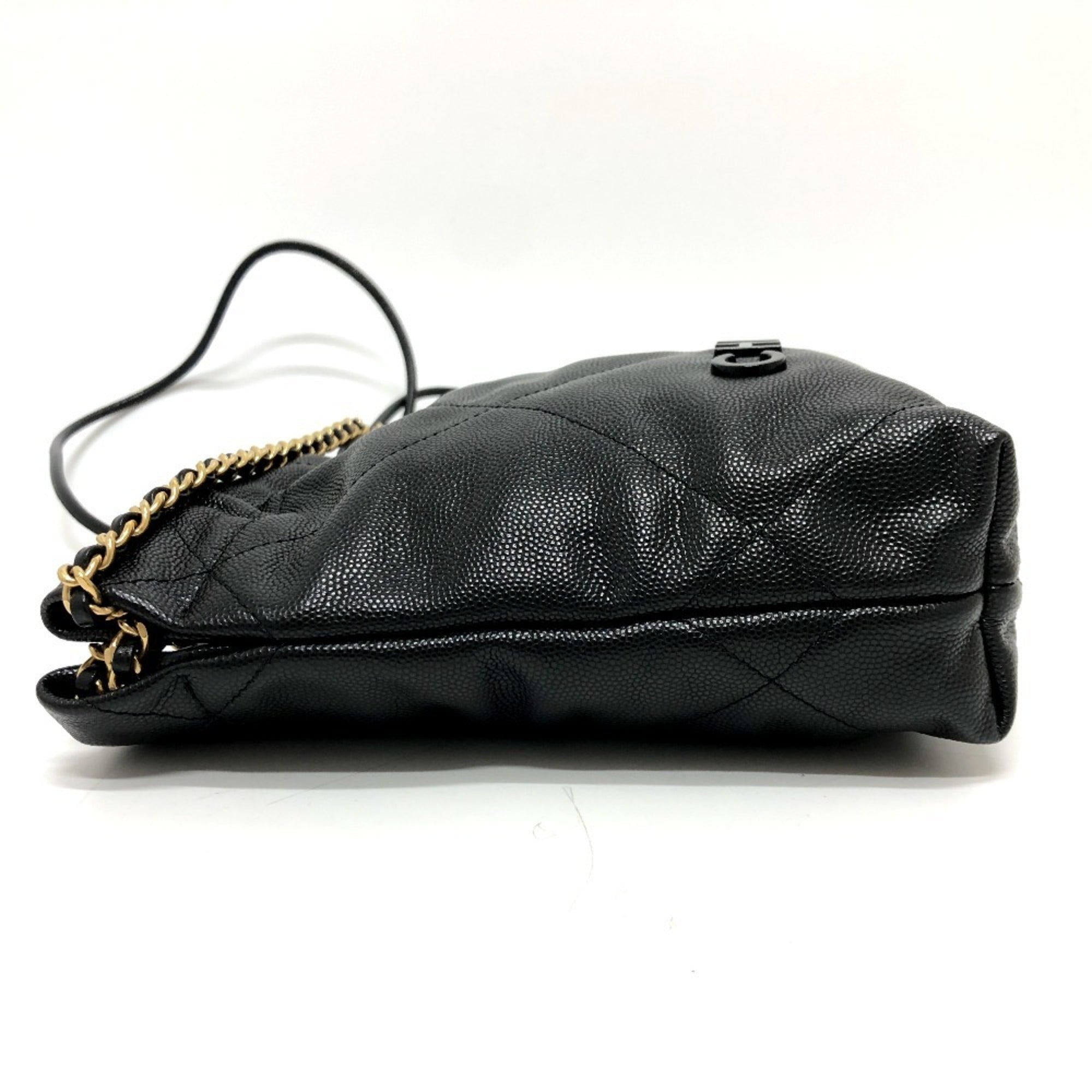 CHANEL AS3980 Matelasse Chanel 22 So Black Bag Shoulder Handbag Caviar Skin Women's — New - Store Return