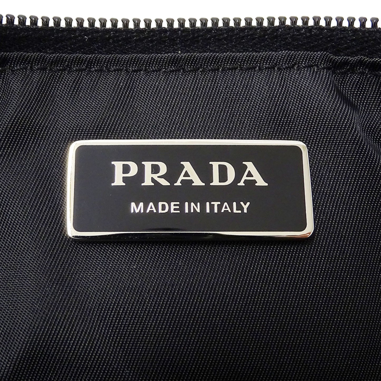 Prada PRADA bag for men and women, branded body bag/waist bag, nylon, black, 2VL056, black logo