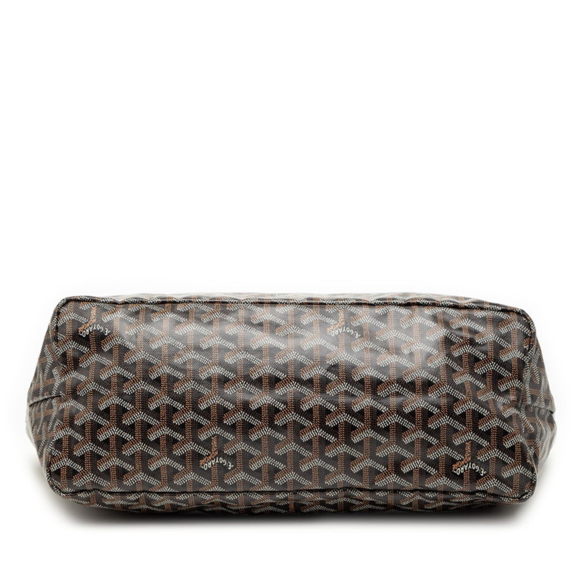 Goyard Saint Louis PM Tote Bag Black/Brown Women's GOYARD