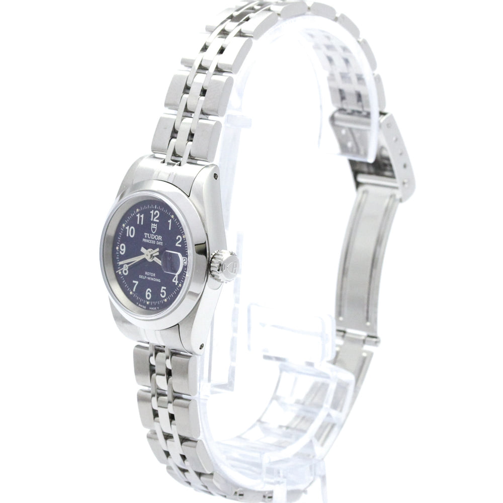 TUDOR Princess Oyster Date Steel Automatic Ladies Watch 92400N Polished — Very Good