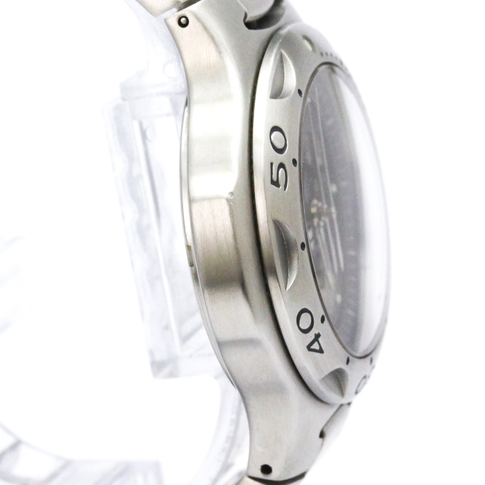 TAG HEUER Kirium Chronograph Steel Quartz Mens Watch CL1110 Polished — Very Good