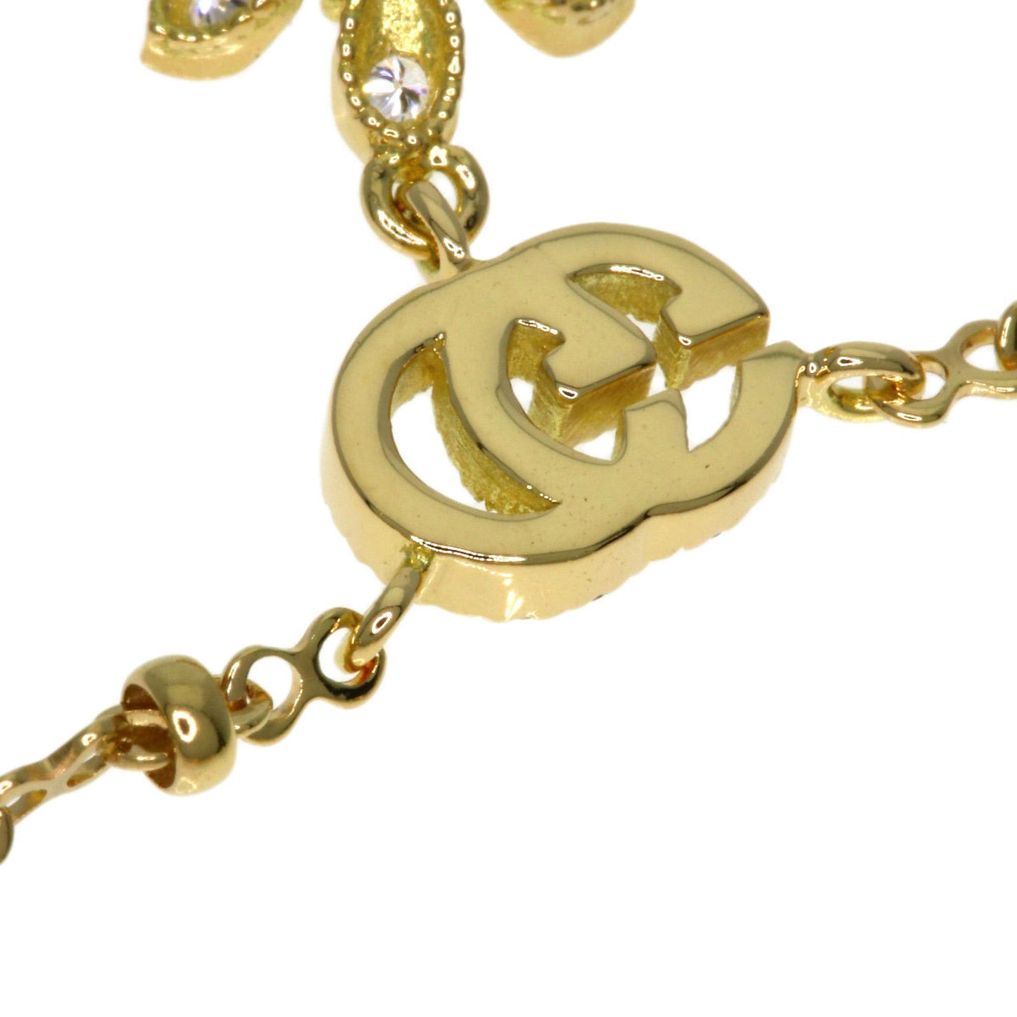 Gucci GG Flora Diamond Necklace in 18K Yellow Gold for Women