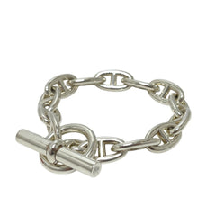 HERMES Chaine d'Ancre GM 13-link Bracelet SV925 Men's Women's Silver — New
