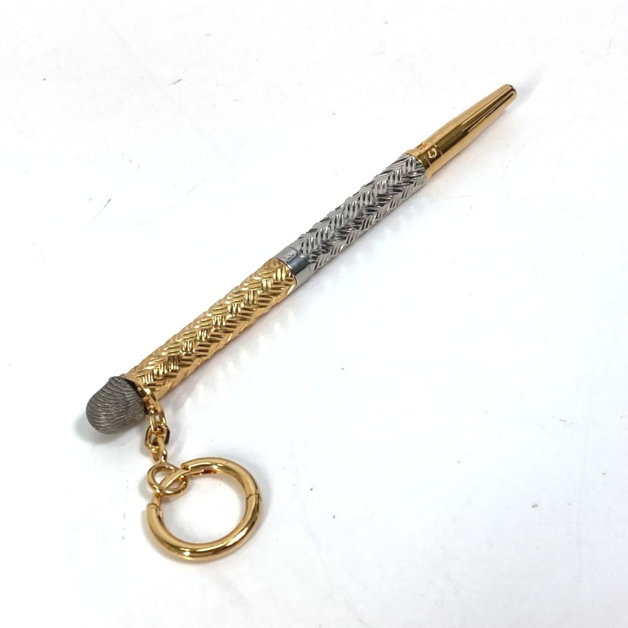 FENDI CHAOS Collaboration Scribble Pen Pen-shaped Earrings Metal Women's Silver — New - Store Return