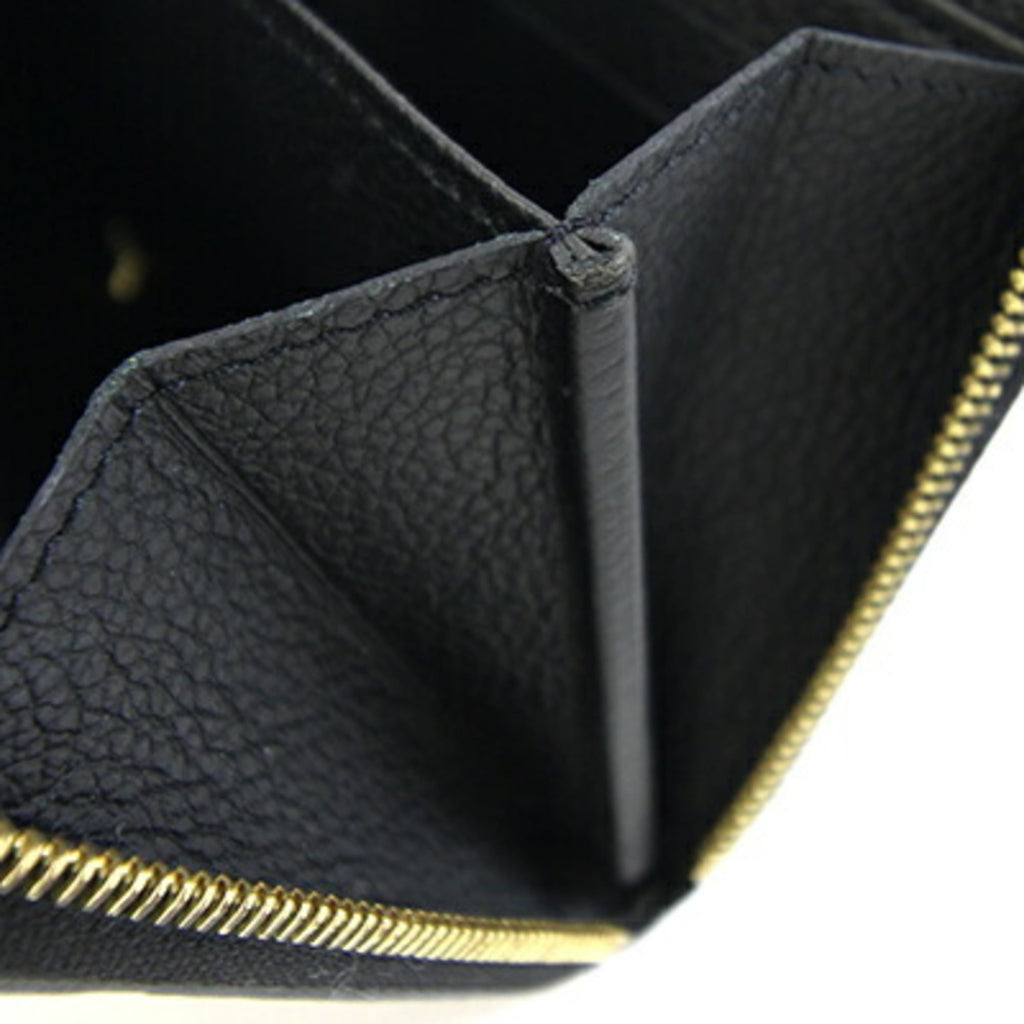 Louis Vuitton Monogram Empreinte Zippy Coin Purse in Noir, compact wallet, mini wallet for women.