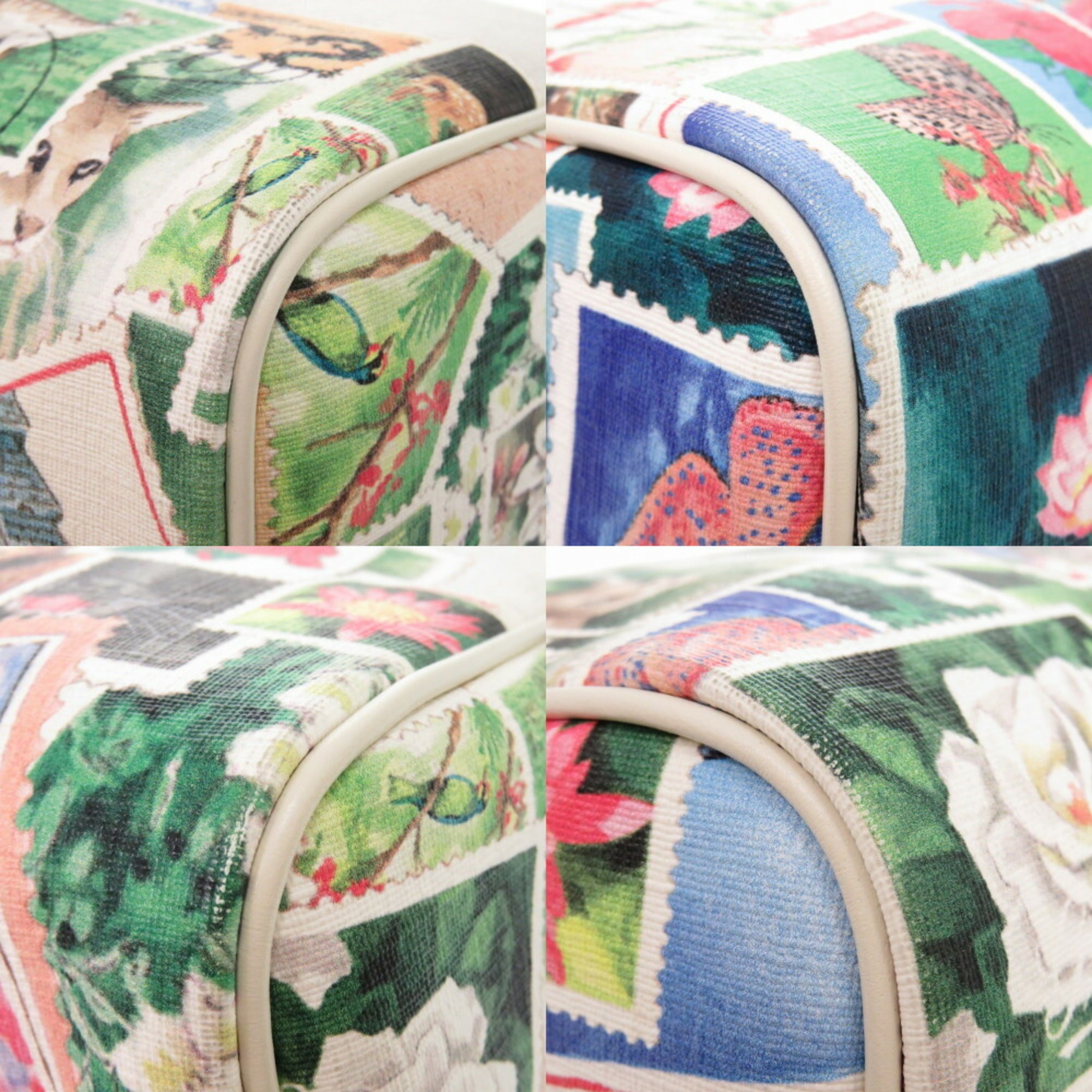Like new Gucci TAIPEI Limited Edition 101 310085 white leather Boston bag (0173GUCCI) — Like New