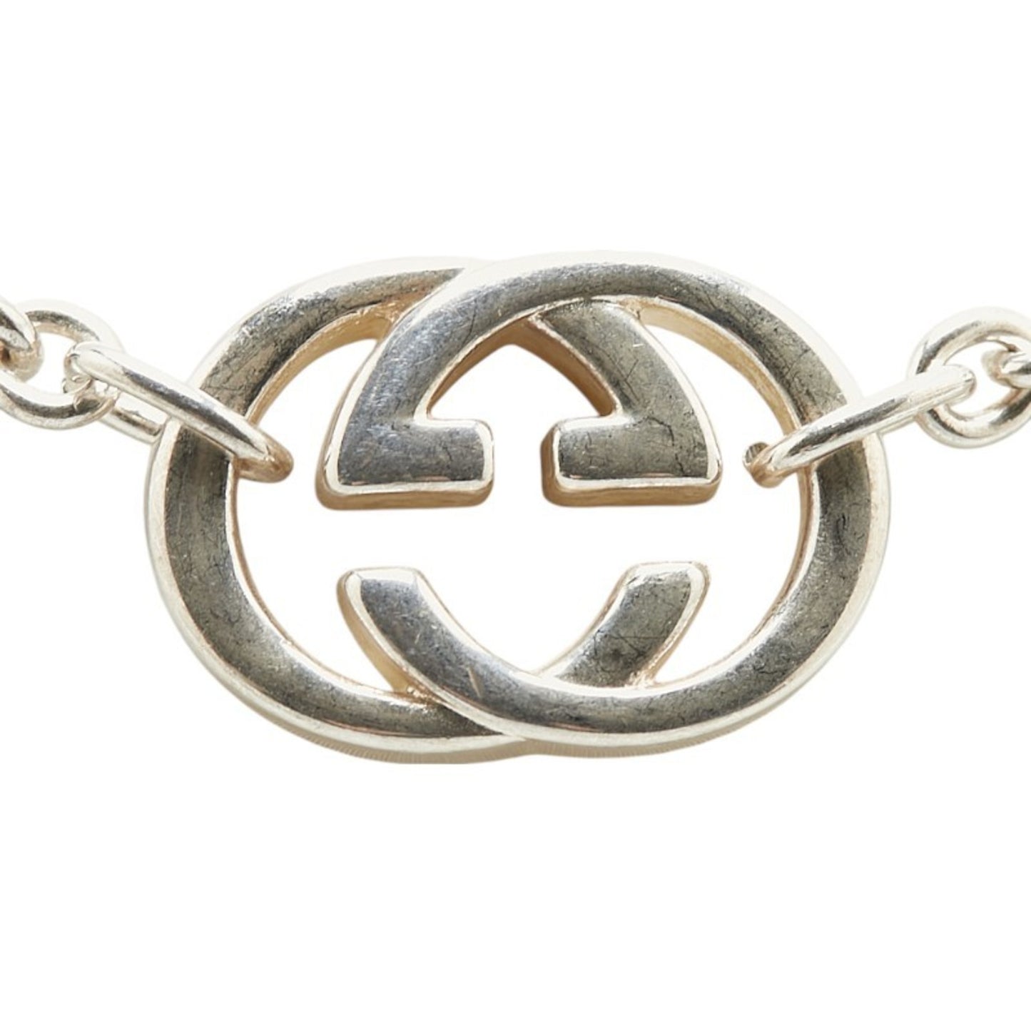 Gucci Interlocking G Chain Necklace 190489 J8400 8106 SV925 Silver Women's GUCCI