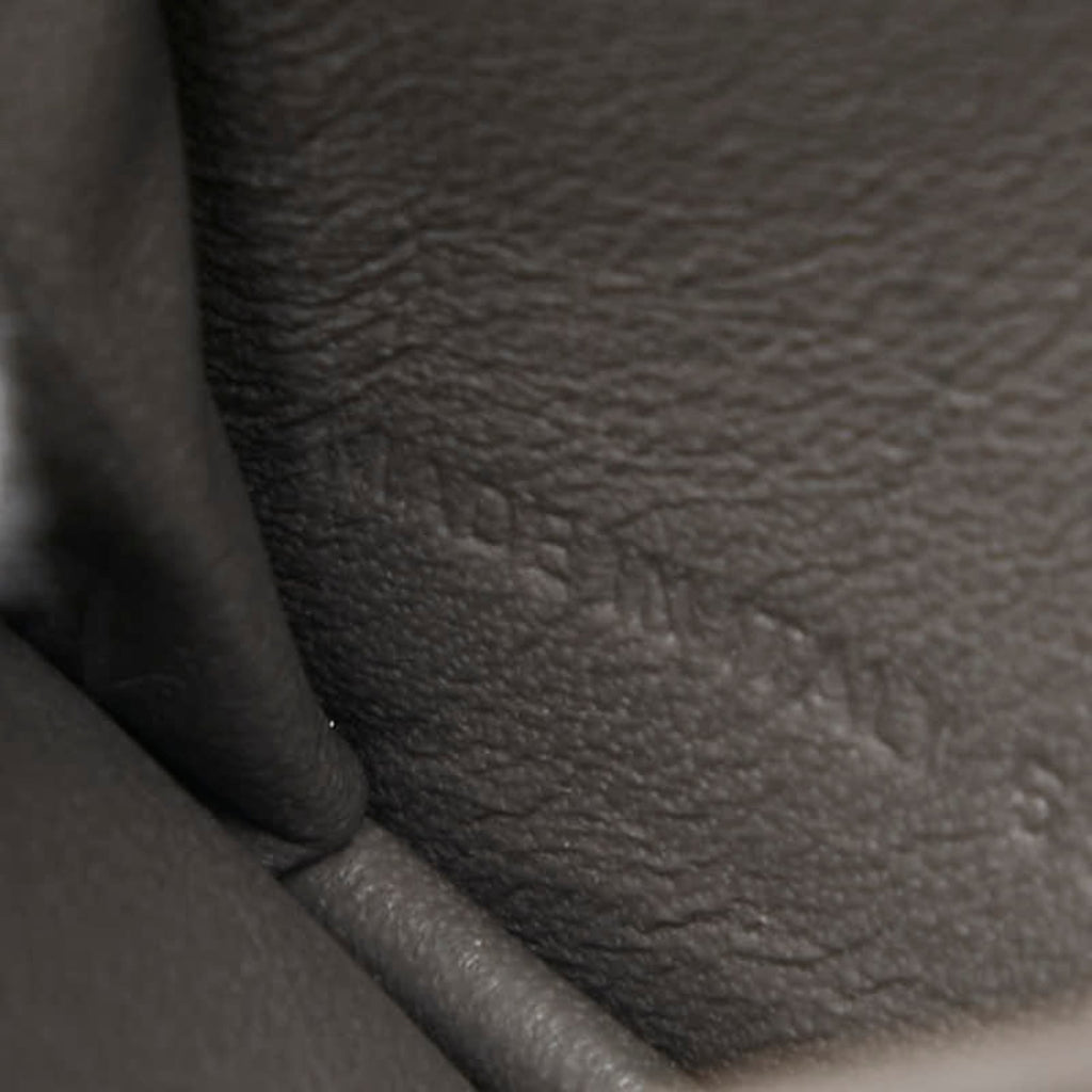 Balenciaga Logo Bifold Compact Wallet 594216 Gray Leather Women's BALENCIAGA