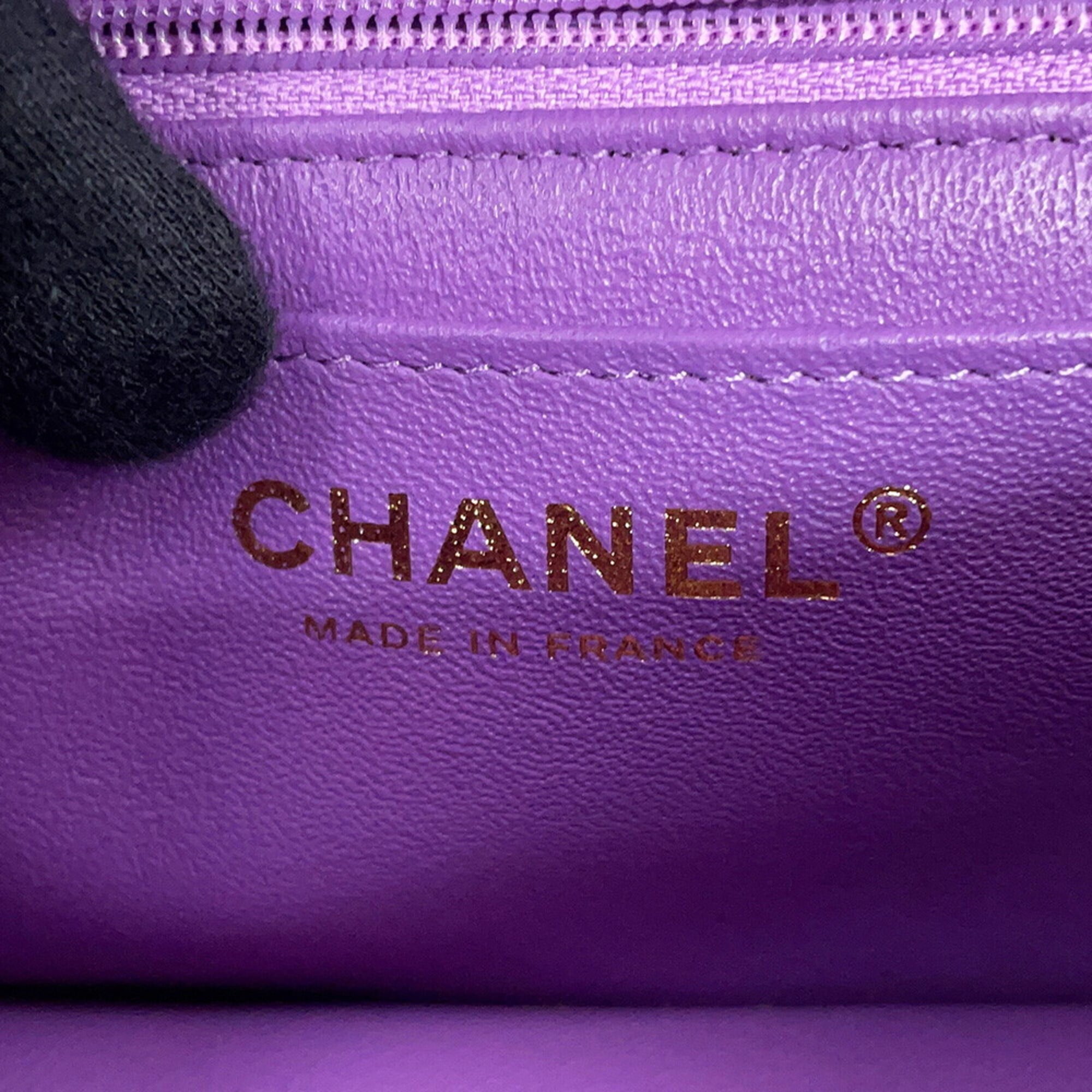 Chanel Chain Shoulder Bag, Coco Mark, Matelassé Tweed, A69900, CHANEL, Handbag, Women's, CHANEL — Like New