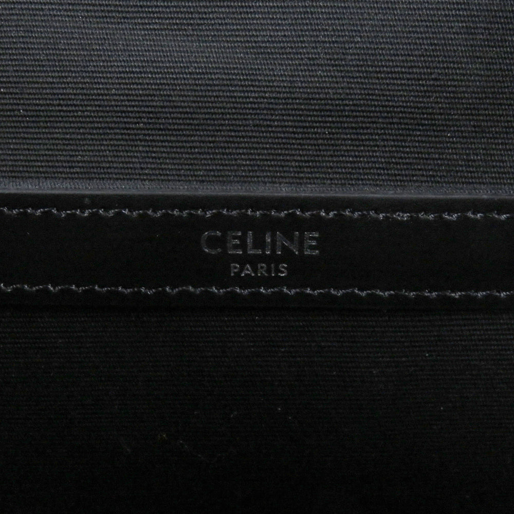 CELINE 11181 Coated Canvas Triomphe Pattern Backpack Daypack Black Brown with Dust Bag Men's — Like New
