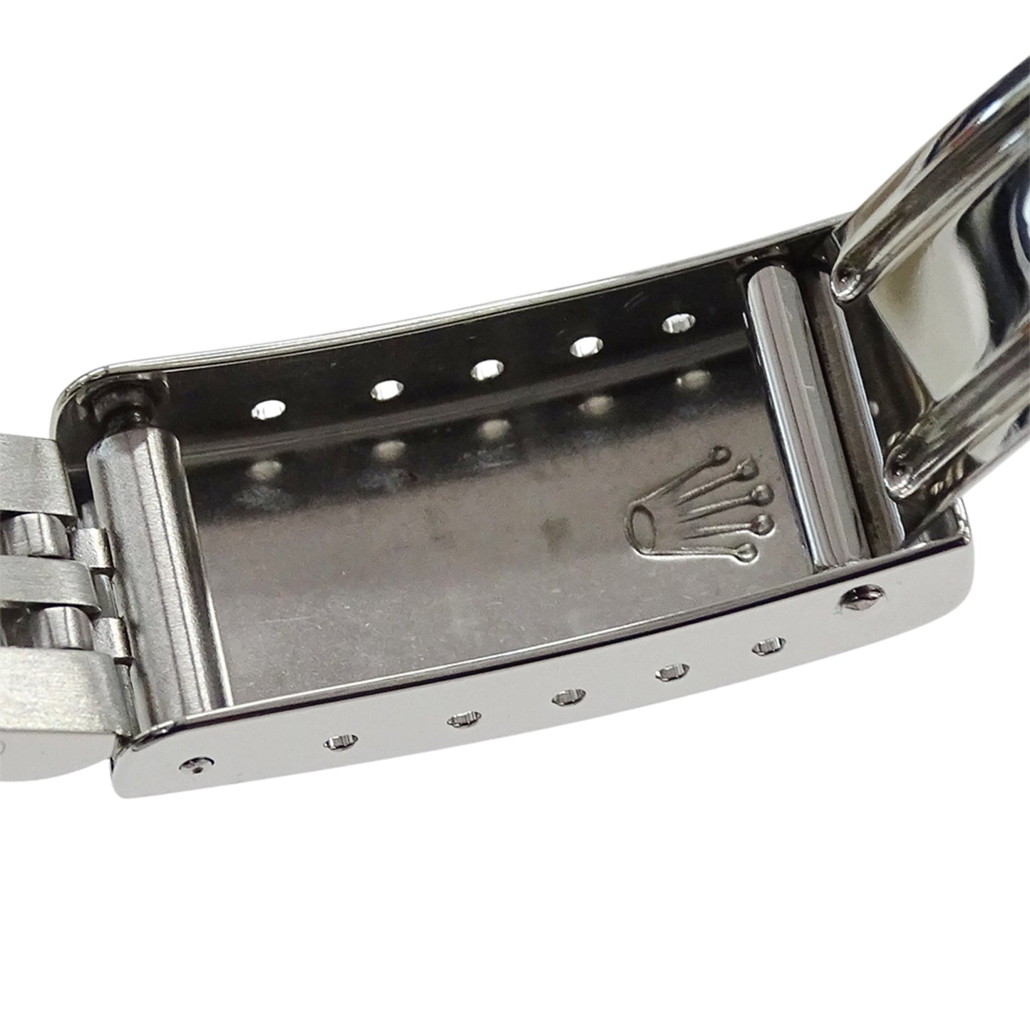 Rolex Oyster Perpetual Date 79240, A-series, Women's Automatic Watch, Stainless Steel, Silver/Black, Polished