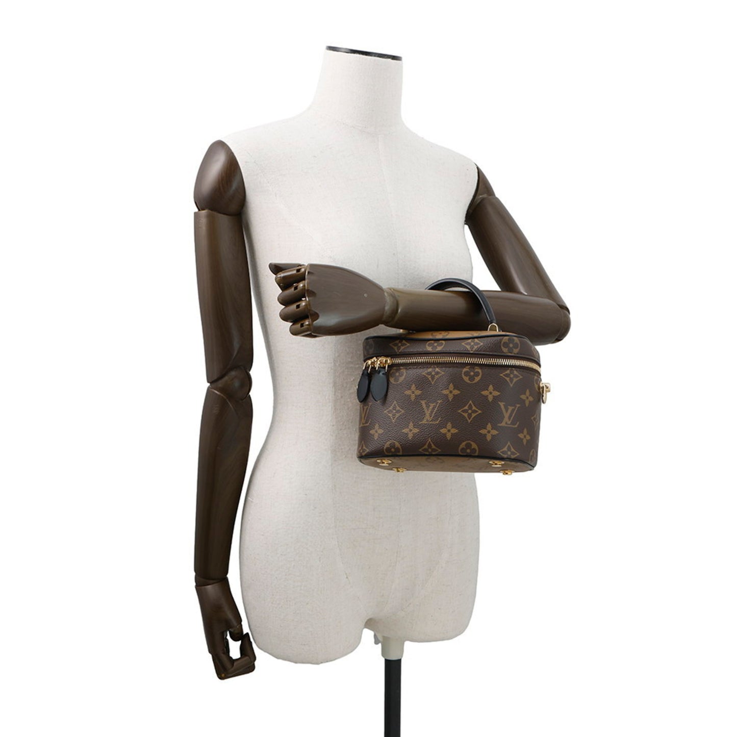 Louis Vuitton Monogram Reverse Vanity NV PM Handbag M45165 Nicolas Ghesquière Shoulder Bag Black