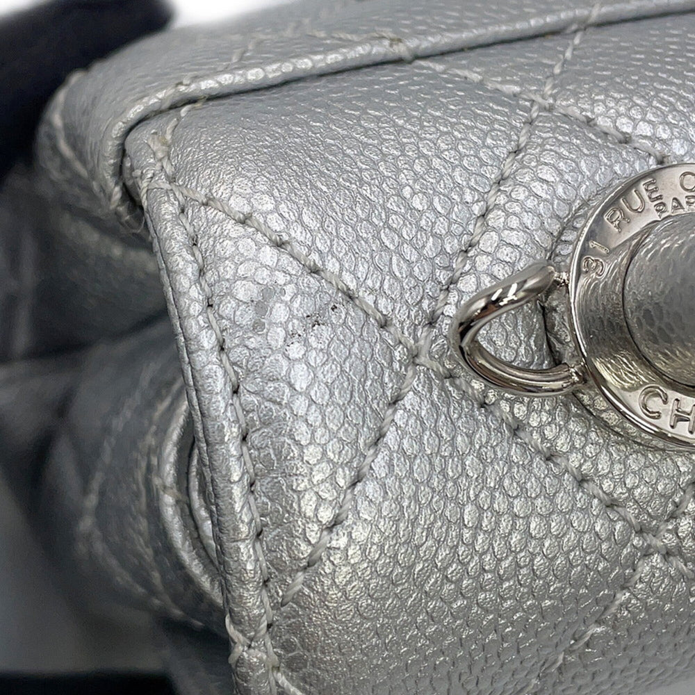 Chanel handbag, Coco Mark, Matelassé, Handle, XXS, Caviar Skin, AS2215, CHANEL 2-way women's — Like New