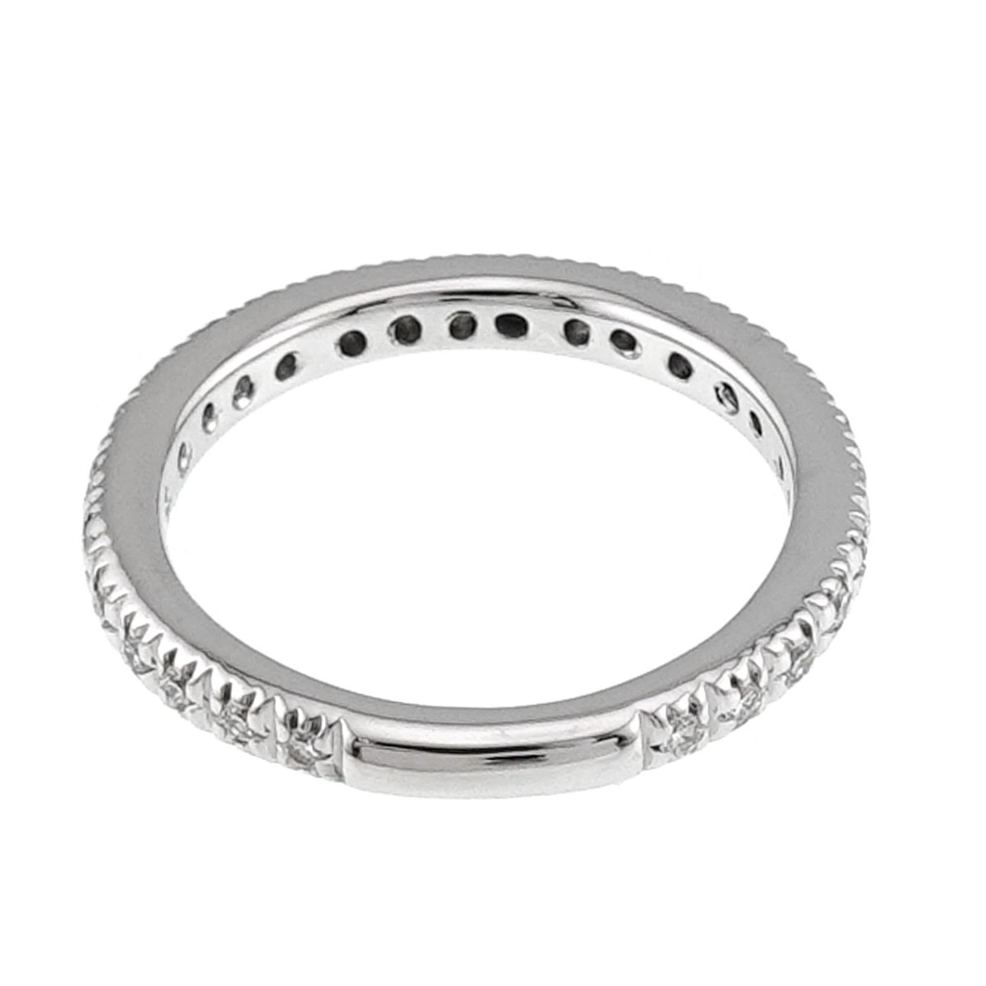 Gucci GUCCI Diamond Ring 18K WG White Gold 750 — Like New
