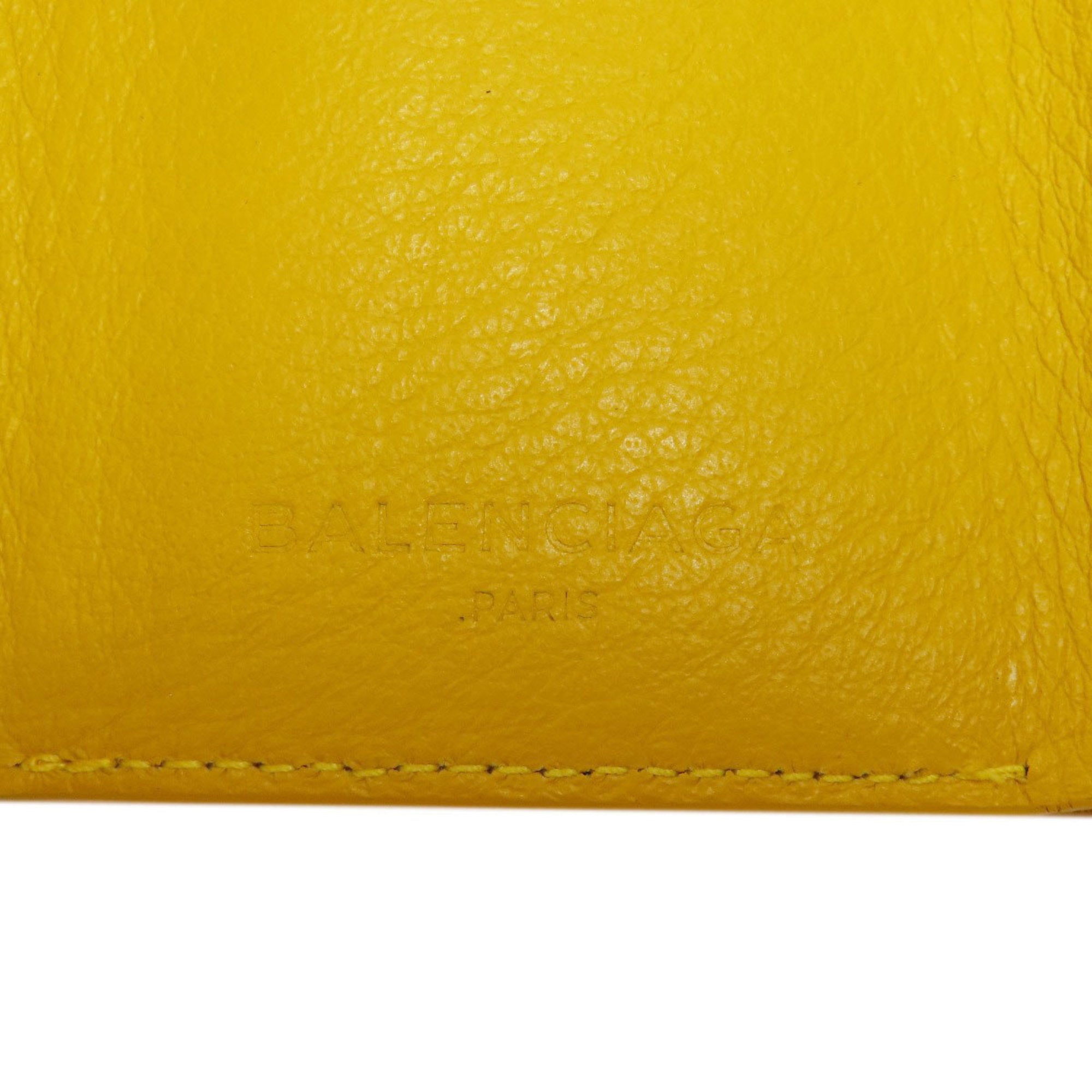 Balenciaga 391446 Paper Wallet Bi-fold Leather Women's BALENCIAGA