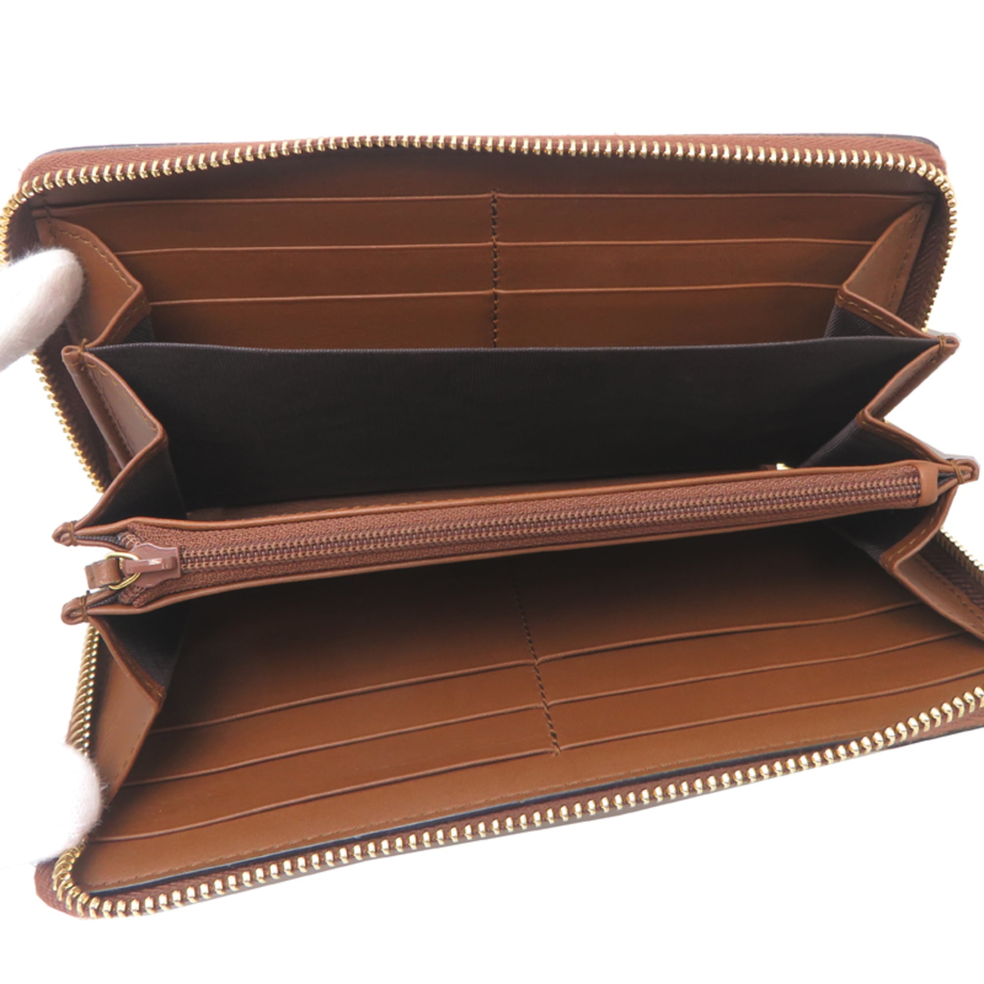 Gucci Women's Zip-Around Long Wallet 456863 GG Supreme Beige