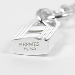 Hermes Cadena Amulet Necklace Silver 925 Approx. 12.16g Women's — Like New