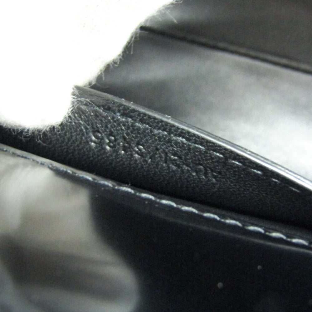 Salvatore Ferragamo Gancini Wanda AU-21 3485 Women's Leather Handbag,Shoulder Bag Black — Like New