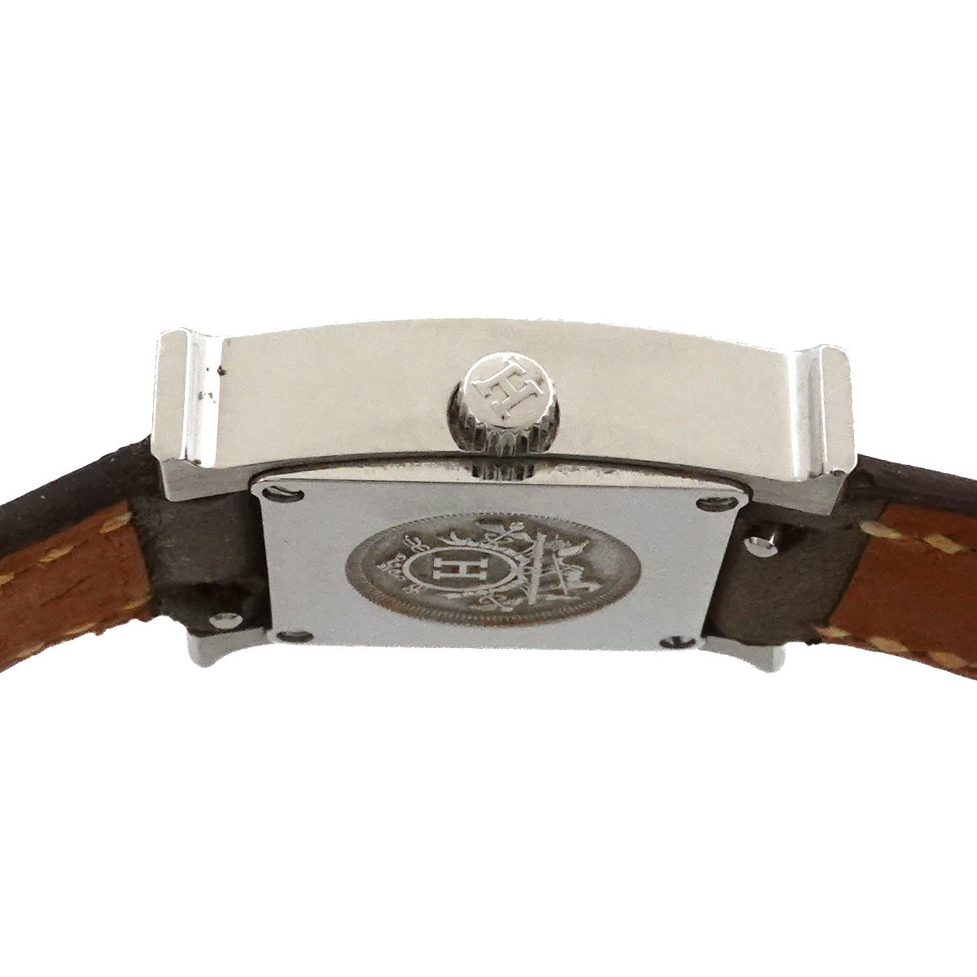 Hermes H-Watch Mini HH1 110 Women's Watch White Quartz H mini — Very Good