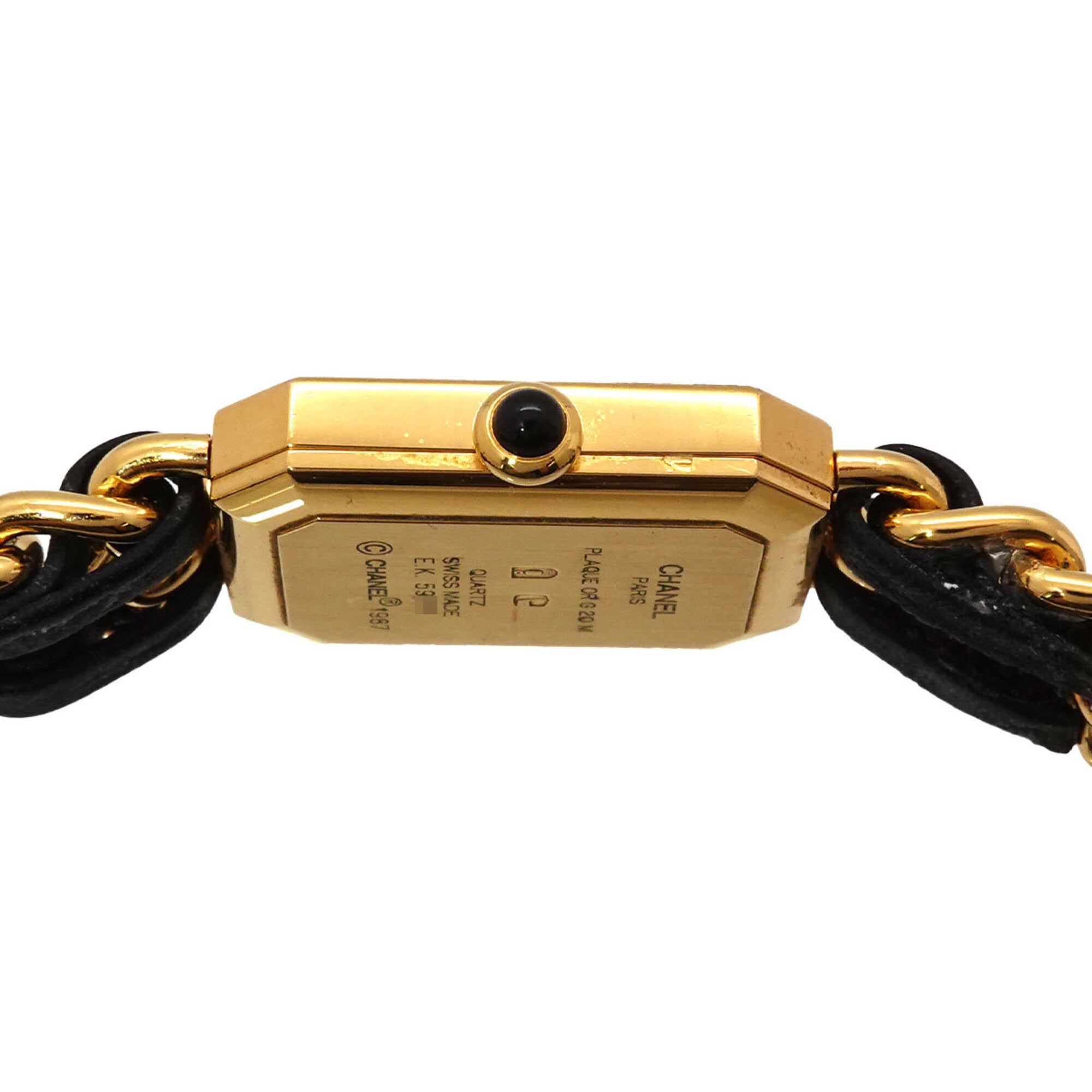 Chanel Premiere H0001 Women's Watch, Size M, Black & Gold, Quartz Movement — Very Good