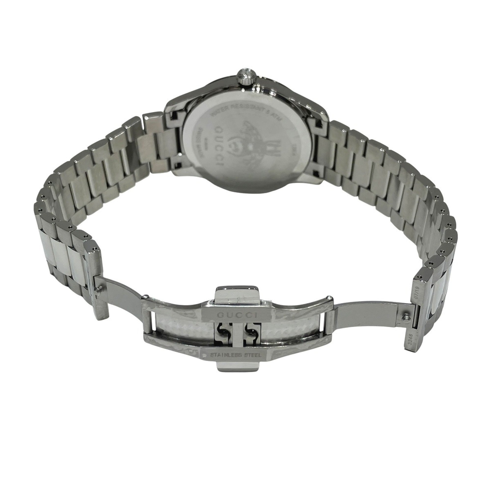 Gucci GUCCI G-Timeless Watch Bee Total weight 108.5g Stainless steel Quartz Silver dial 126.4 — Very Good